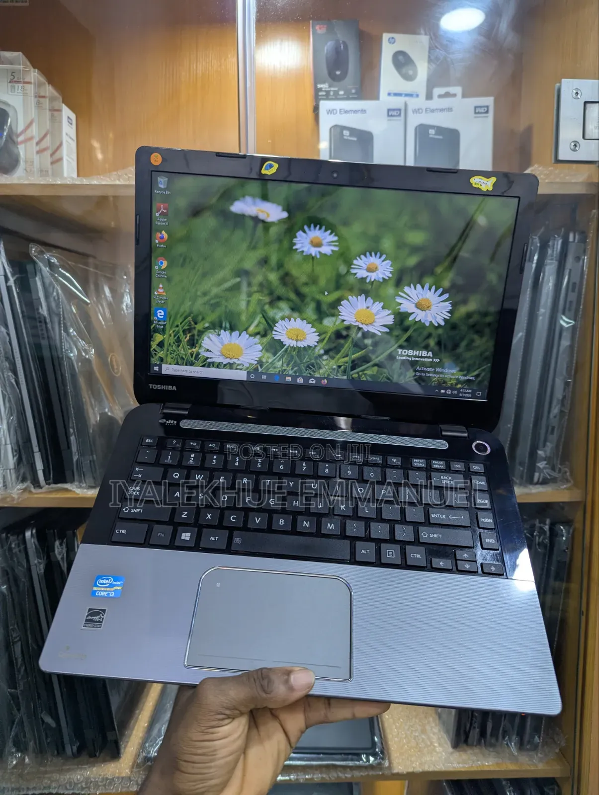 Laptop Toshiba Satellite L40 8GB Intel Core i3 HDD 500GB