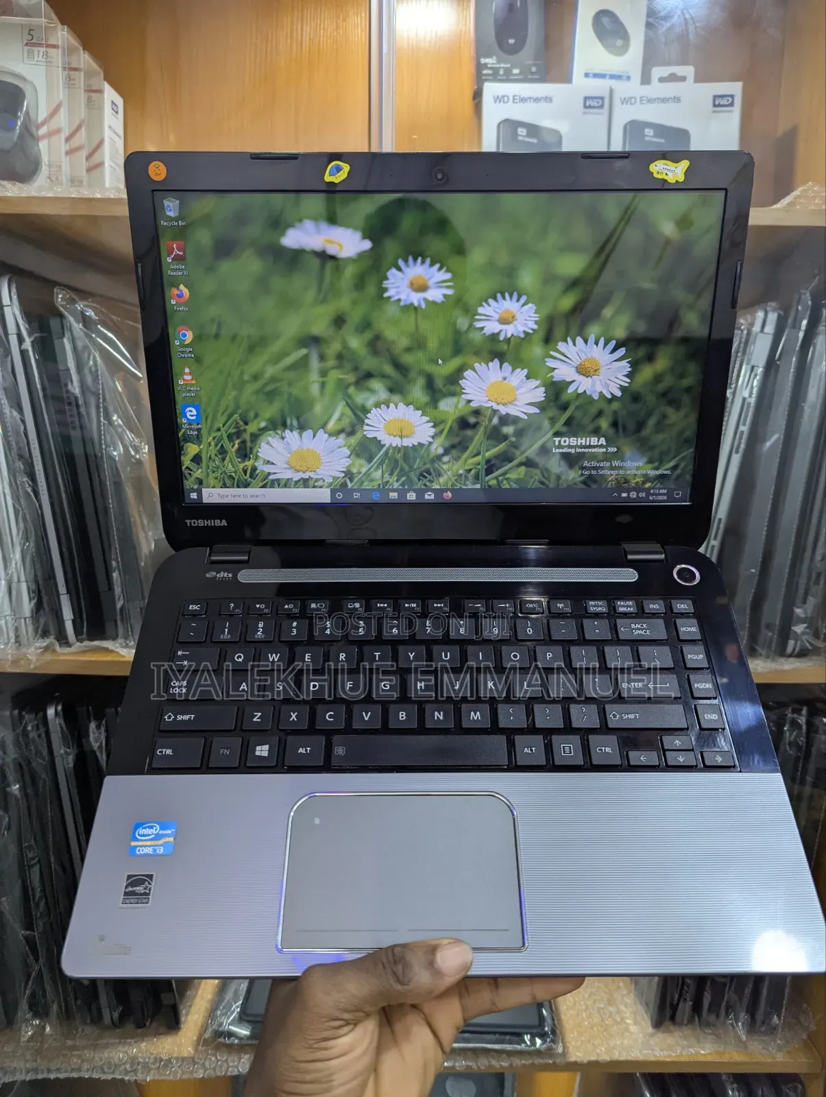 Laptop Toshiba Satellite L40 8GB Intel Core i3 HDD 500GB