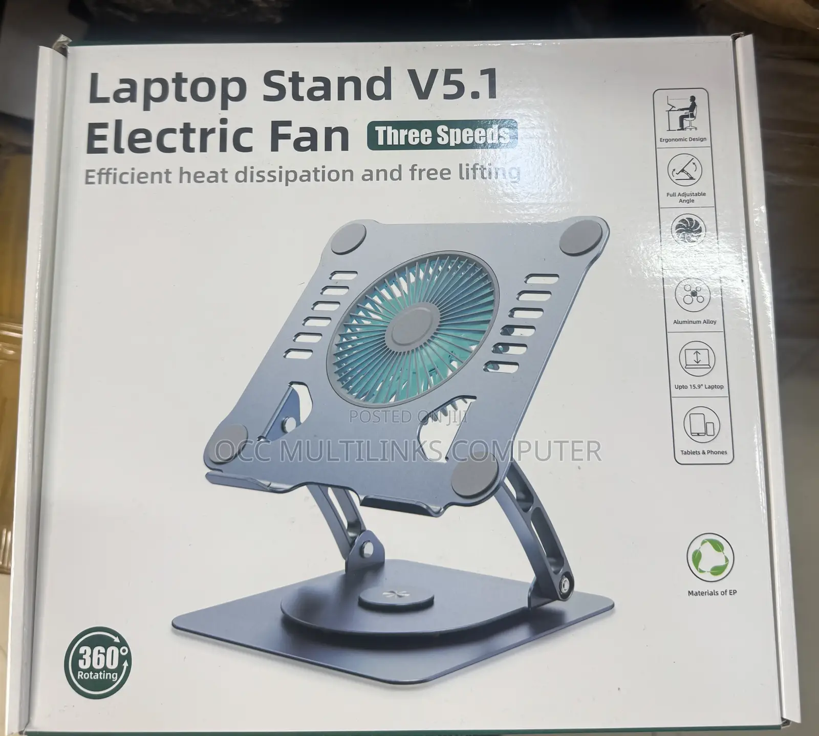 Laptop Stand With Fan