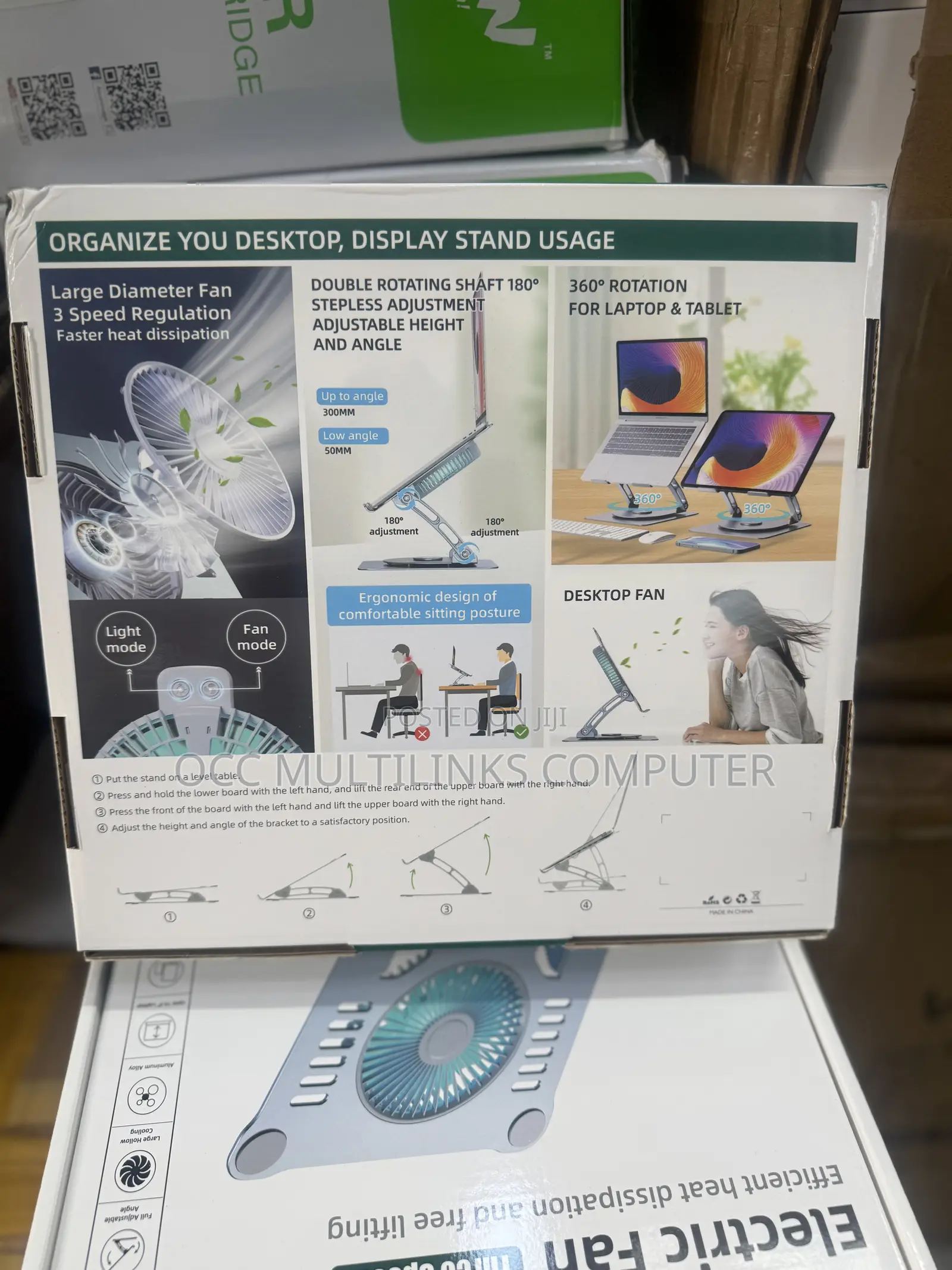 Laptop Stand With Fan