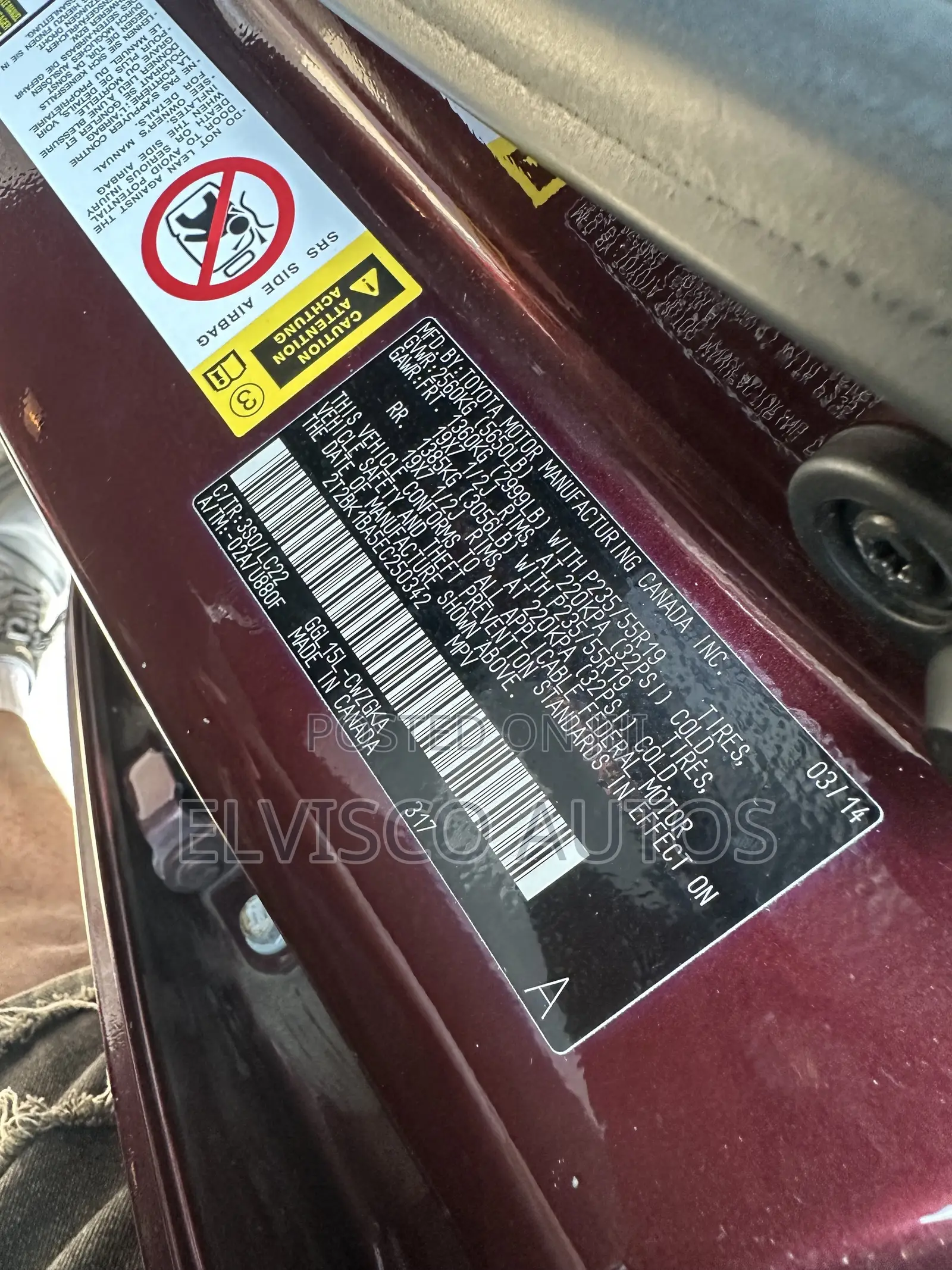 Lexus RX 350 F Sport AWD 2014 Burgundy