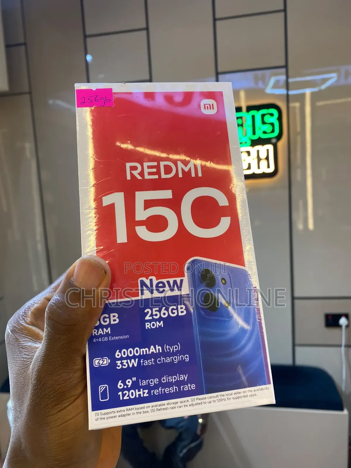 New Xiaomi Redmi 15C 4G 256 GB Black