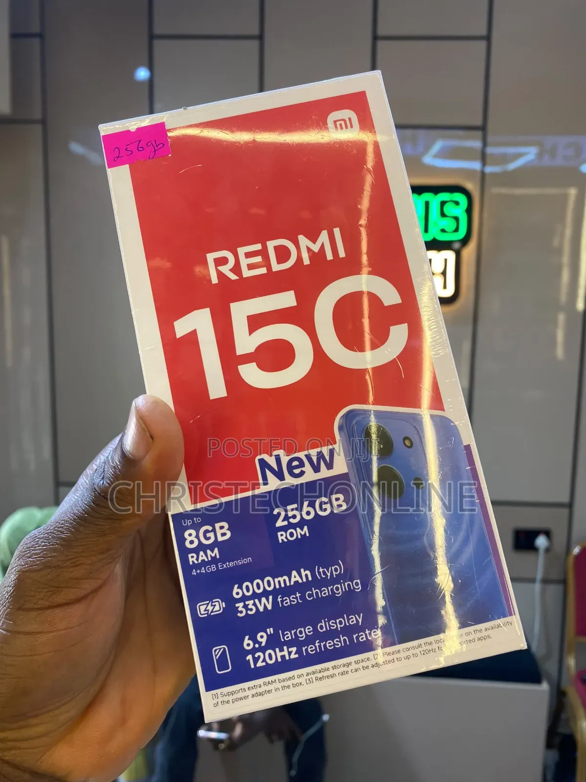 New Xiaomi Redmi 15C 4G 256 GB Black