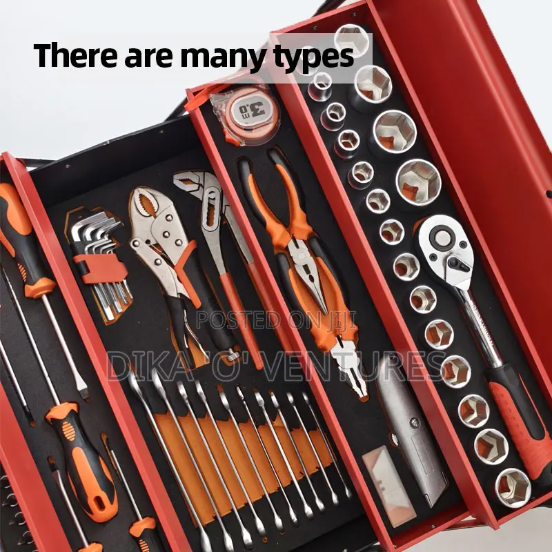 85-Piece High Quality Tool Set Home Application Including Sockets