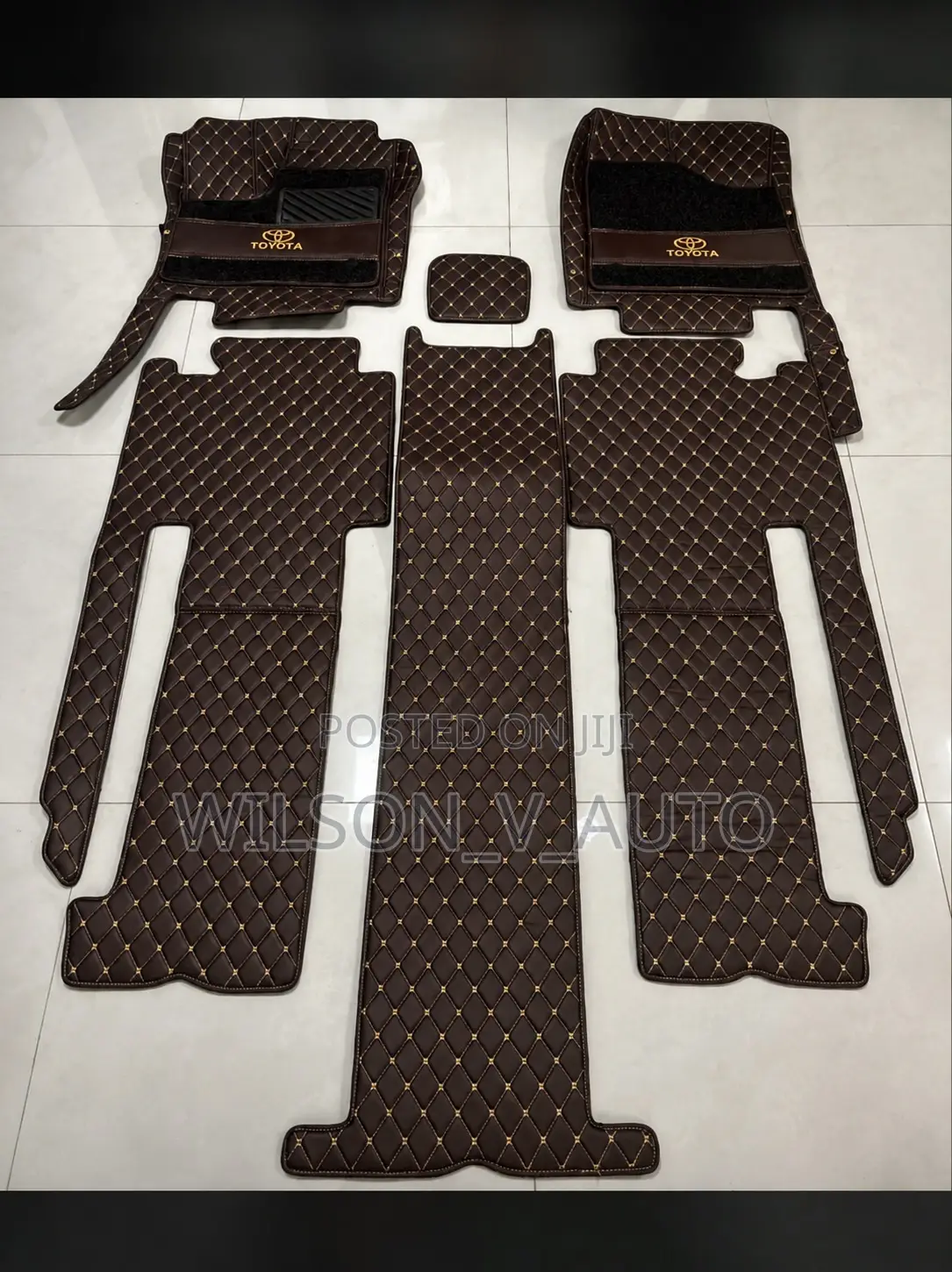 Toyota Sienna Luxury 7d Diamond Custom Floor Mats Set
