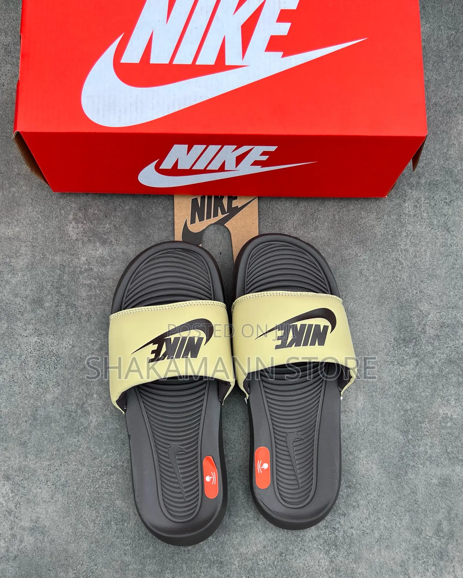 Original Nike Slides Gold