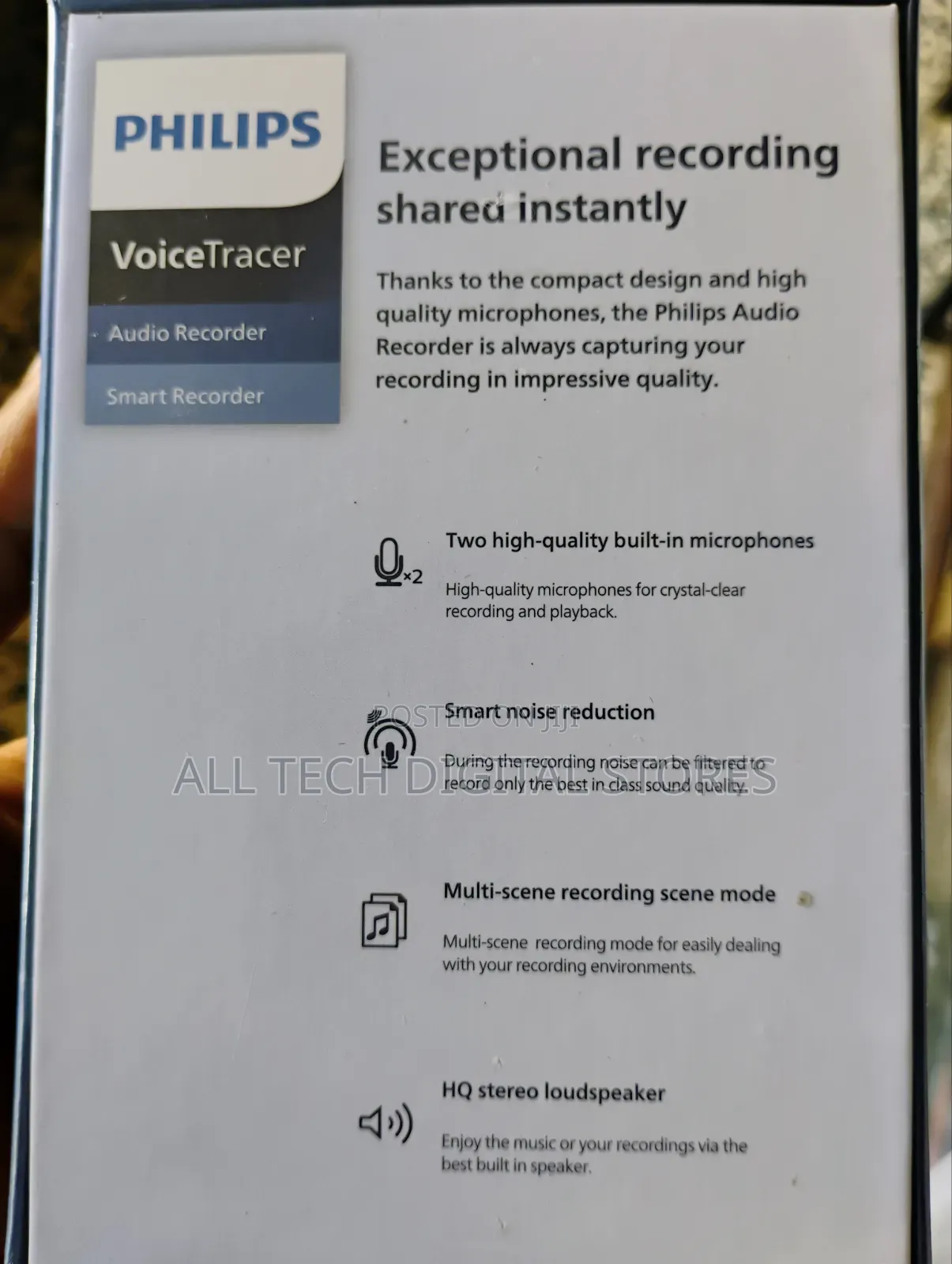 Philips Voicetracer Audio Recorder