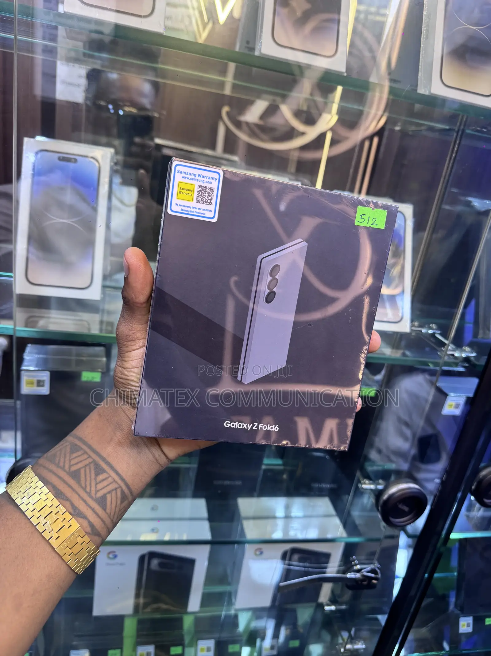 New Samsung Galaxy Z Fold6 512 GB Black