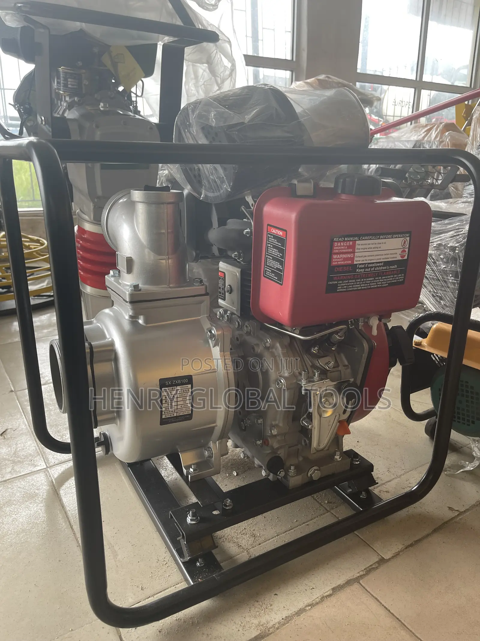 4” Industrial Diesel Generator Water Pump Machine