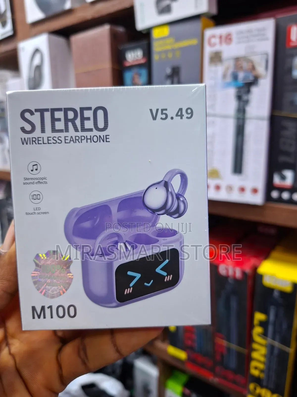 M100 Stereo Wireless Earphones