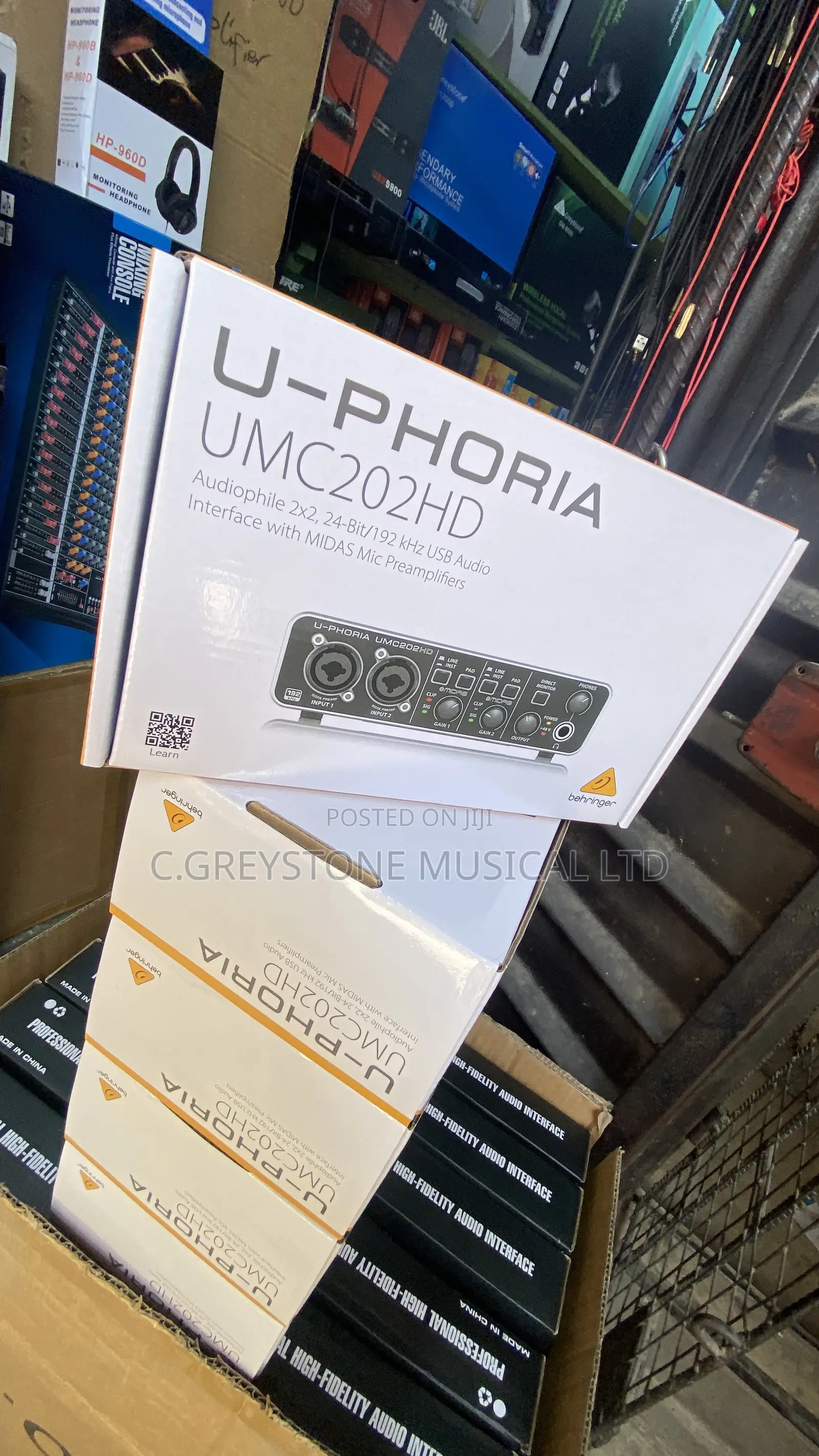 Behringer Sound Card Umc-202hd
