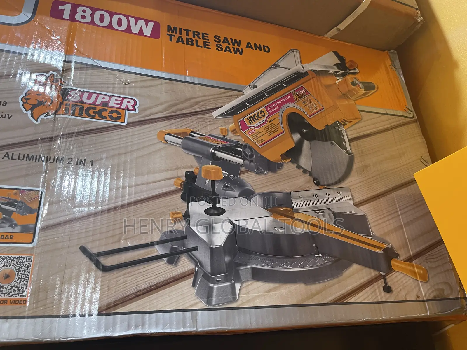 1800w Industrial Table Saw and Mitre Saw Machine
