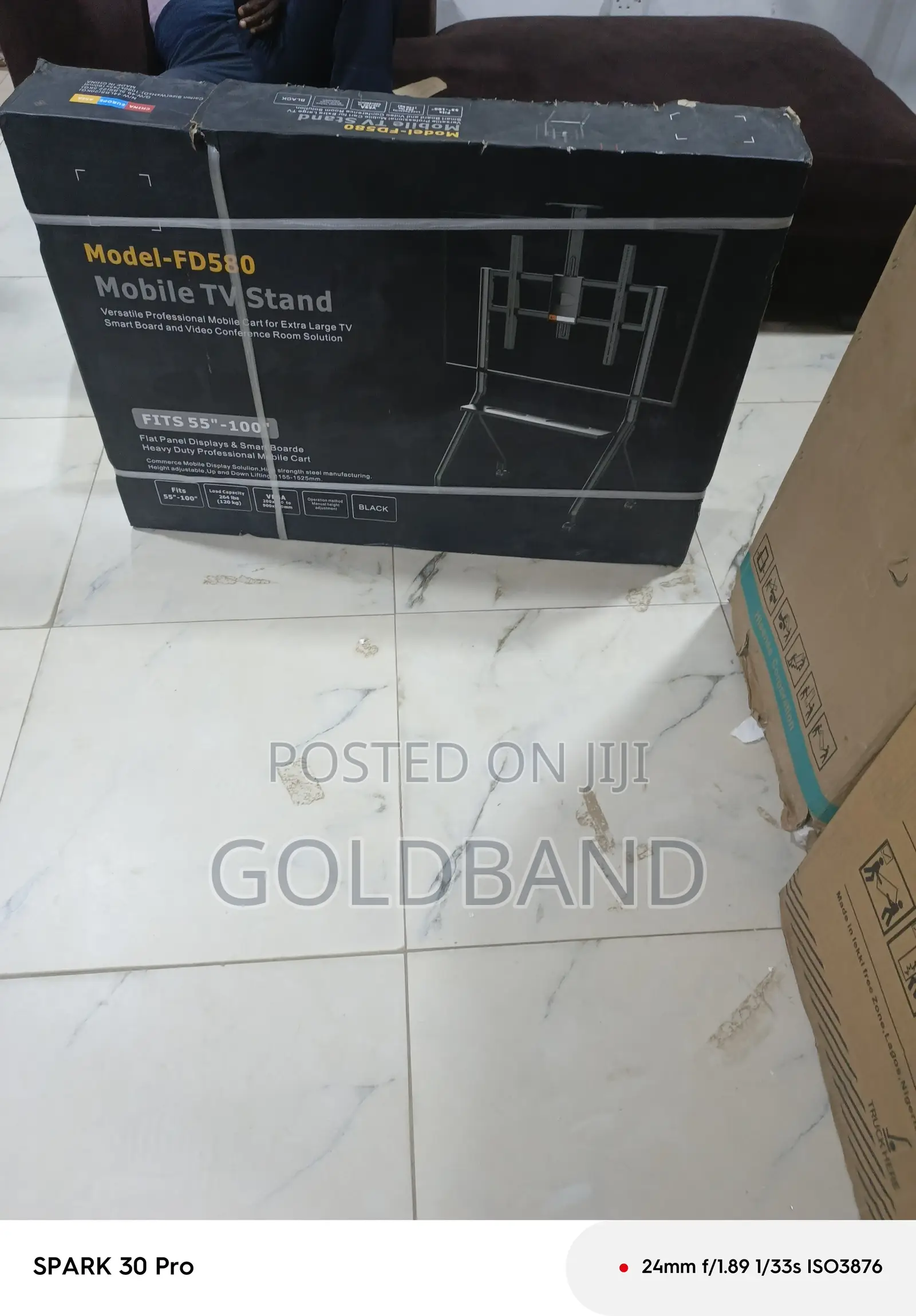 Fd580 Mobile Display Stand for Tv