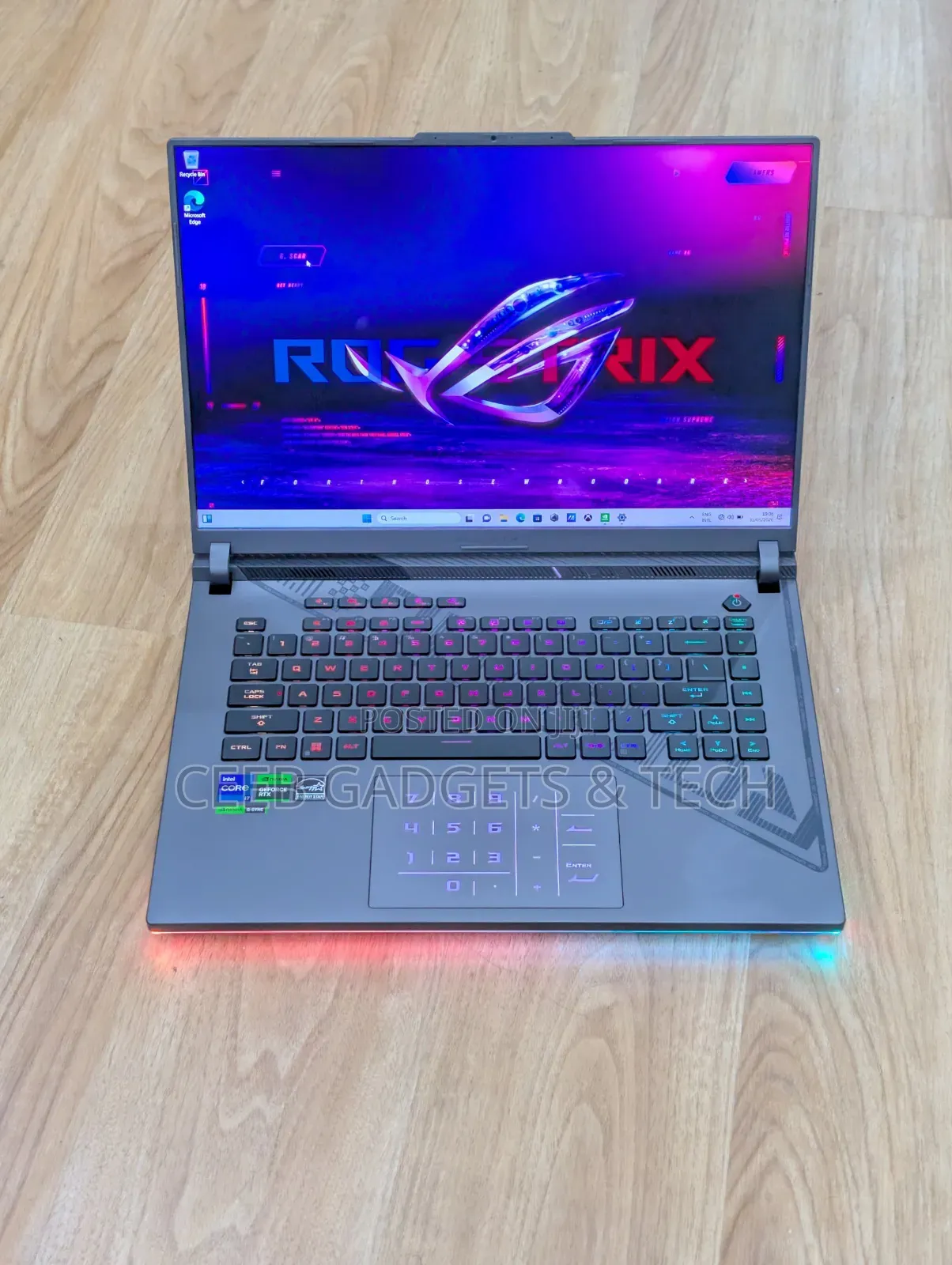 Laptop Asus ROG Strix G16 G614 16GB Intel Core i7 SSD 1T