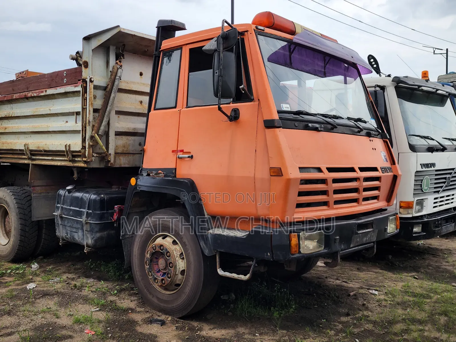 Foreign Used Steyr Tipper 10 Tyres