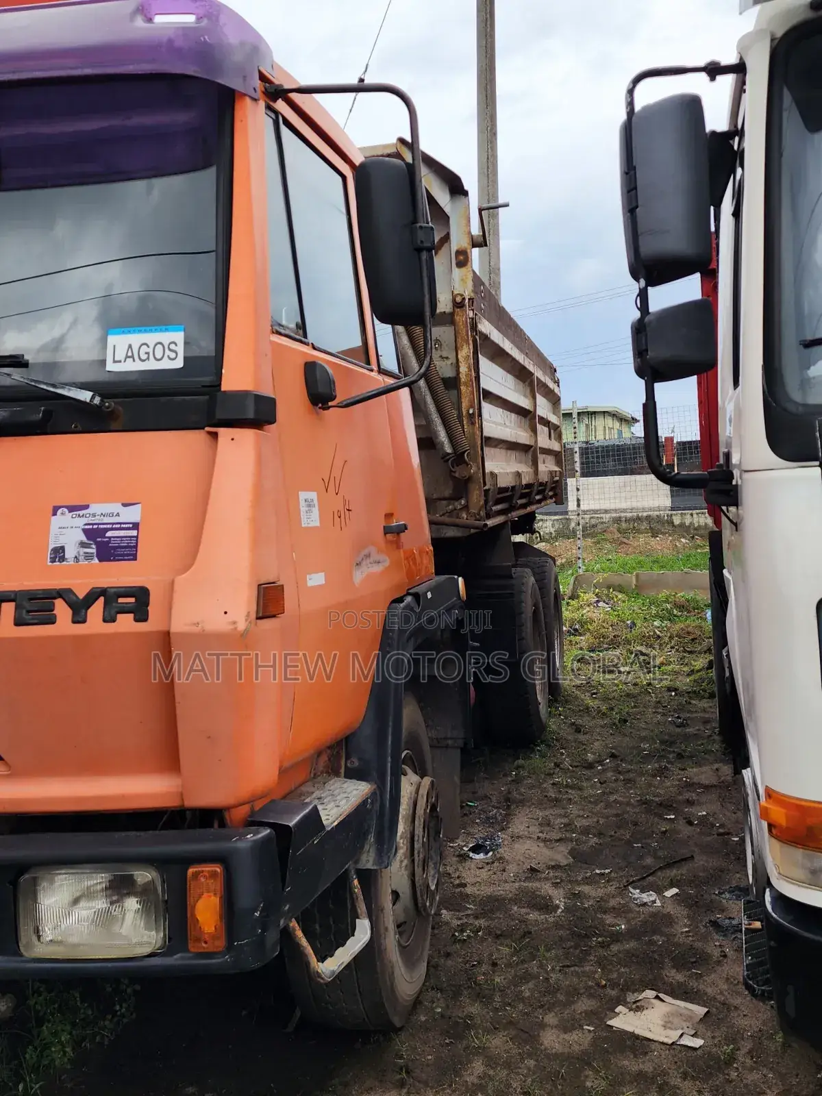 Foreign Used Steyr Tipper 10 Tyres