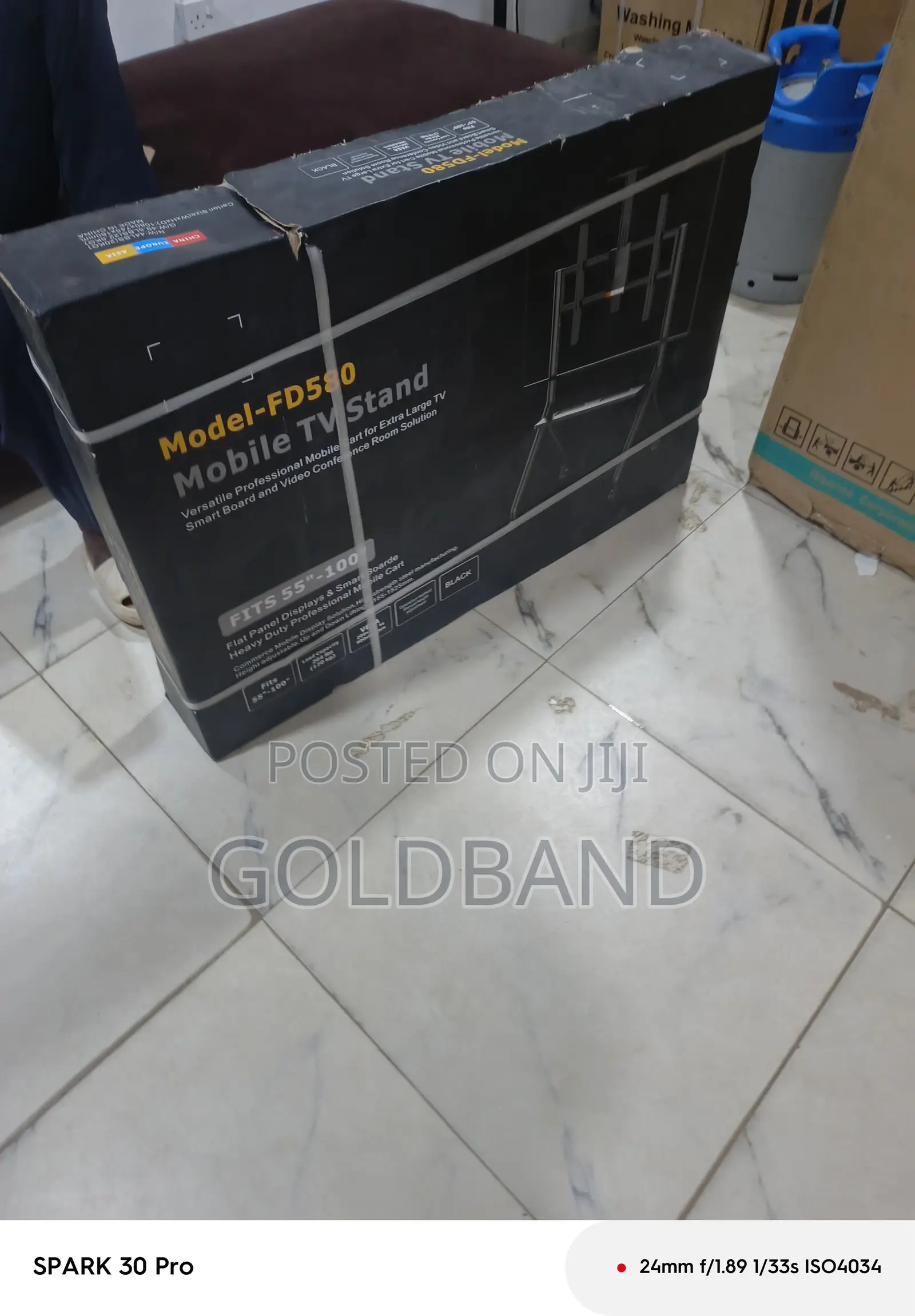 Fd580 Universal Rolling Tv Mount Stand