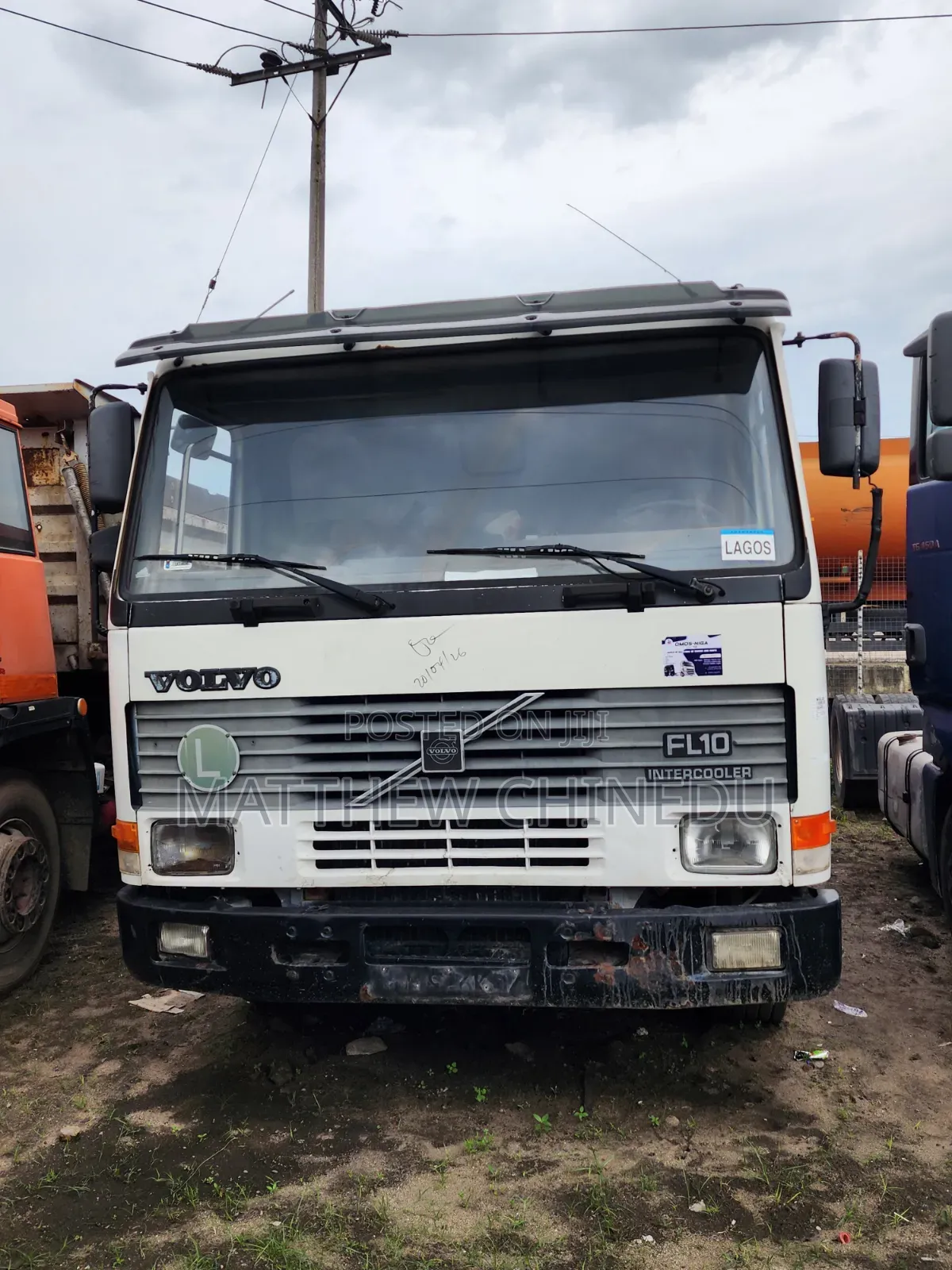 Foreign Used Volvo Fl10 Tipper ,10 Tyres