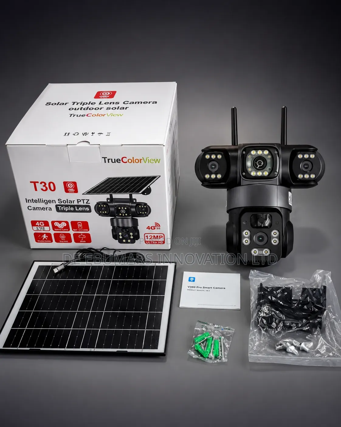 T30 Triple Lens Solar PTZ Camera