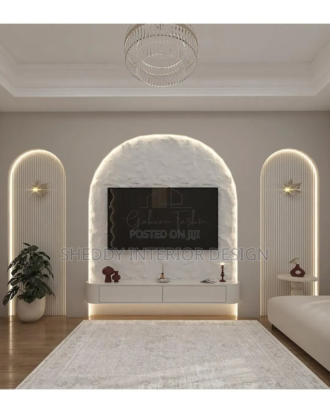 Modern Home Designs: Wall Designs, Gypsum Board Ceiling, Tv Console