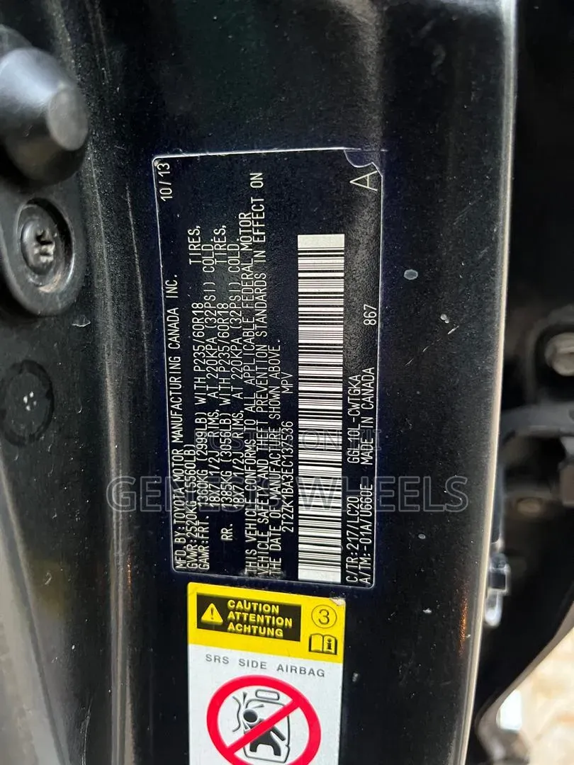 Lexus RX 350 AWD 2013 Black