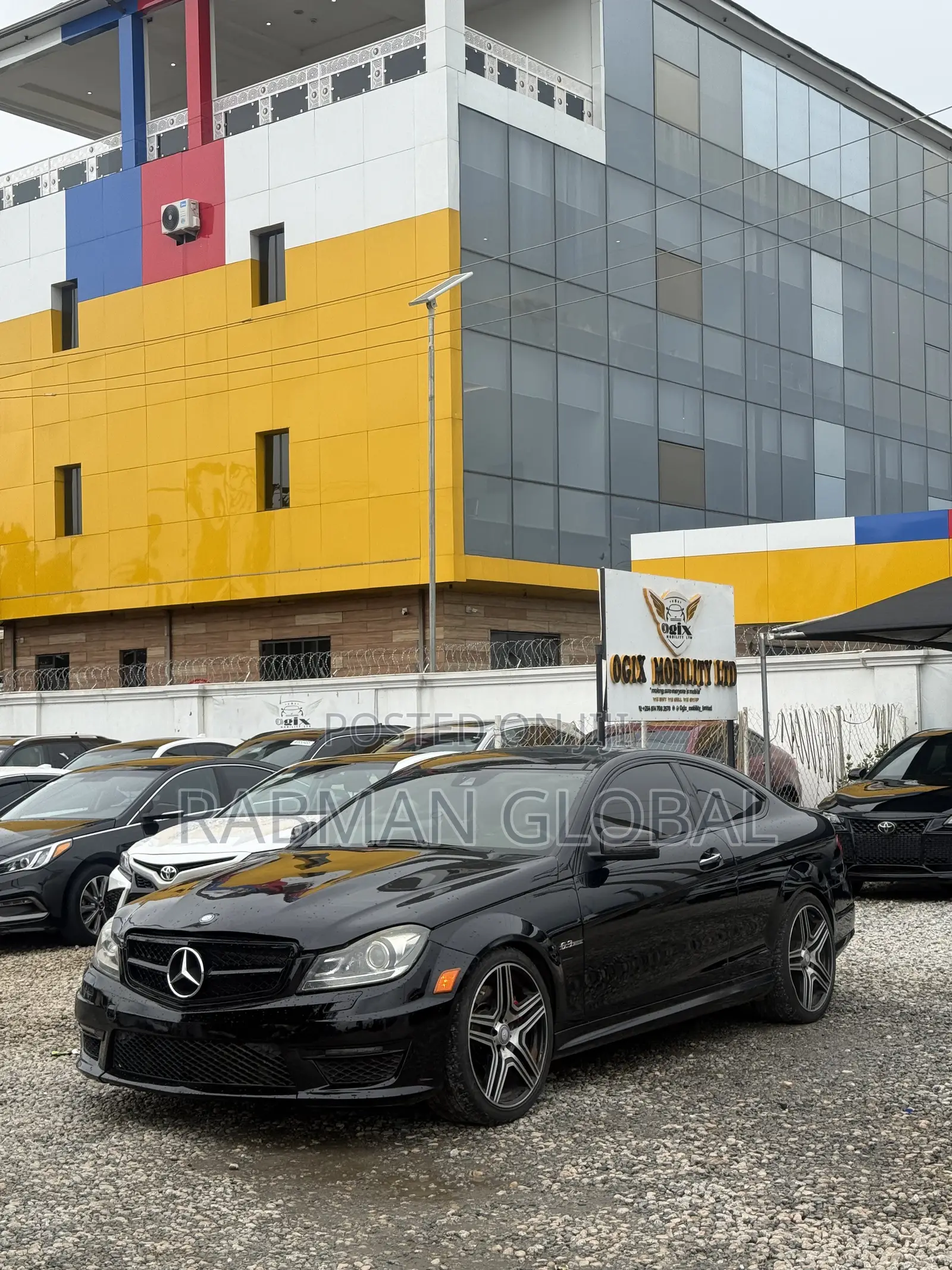 Mercedes-Benz C63 2013 Black
