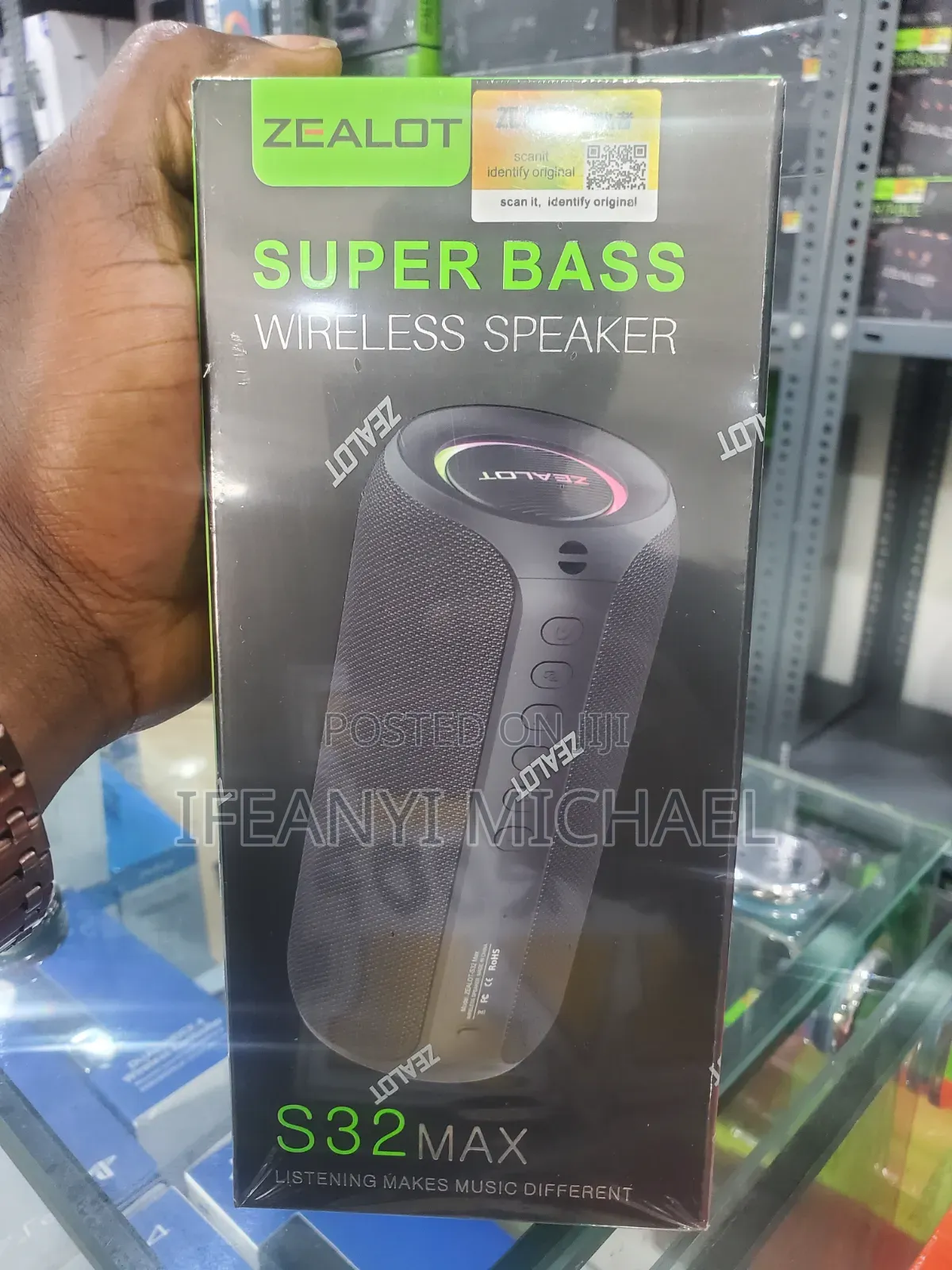 The Zealot S32 Max Is a Compact, Portable Bluetooth Speaker.