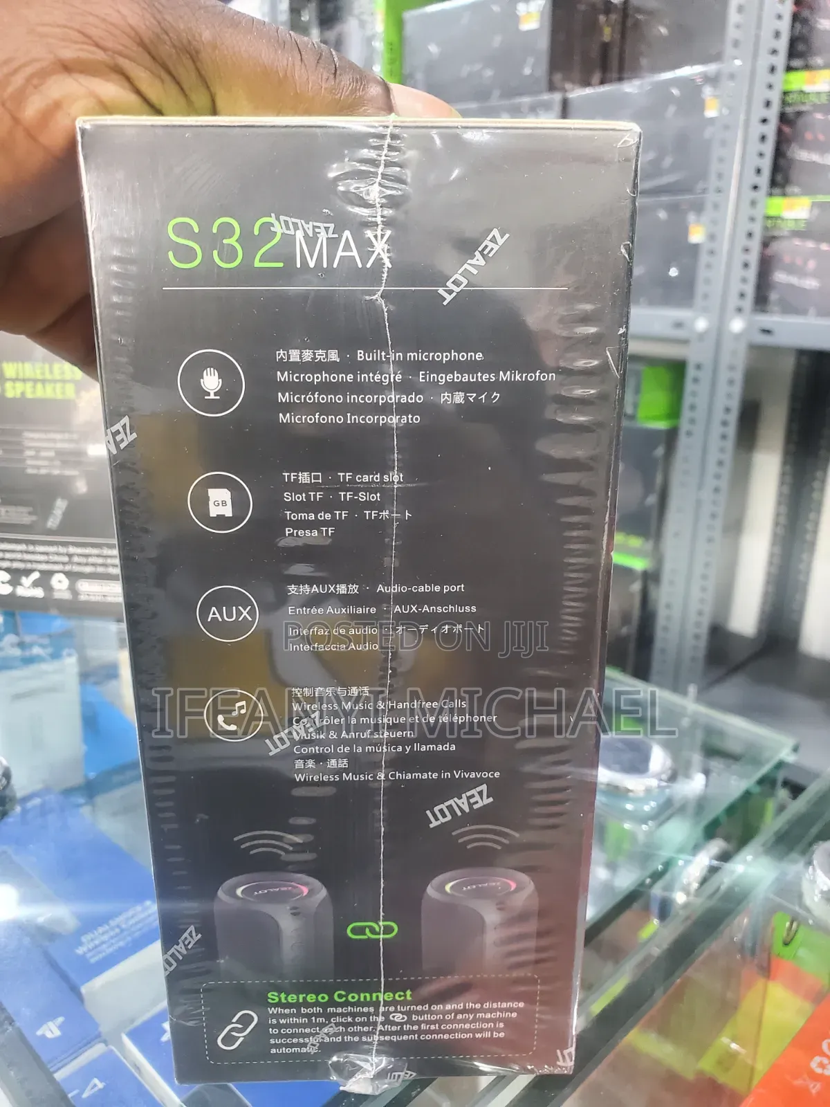 The Zealot S32 Max Is a Compact, Portable Bluetooth Speaker.