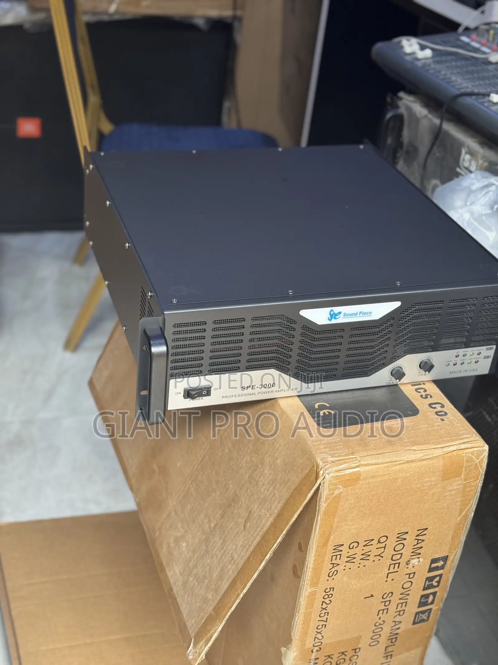 Spe -3000 Sound Piece 3000 Watt Power Amplifier