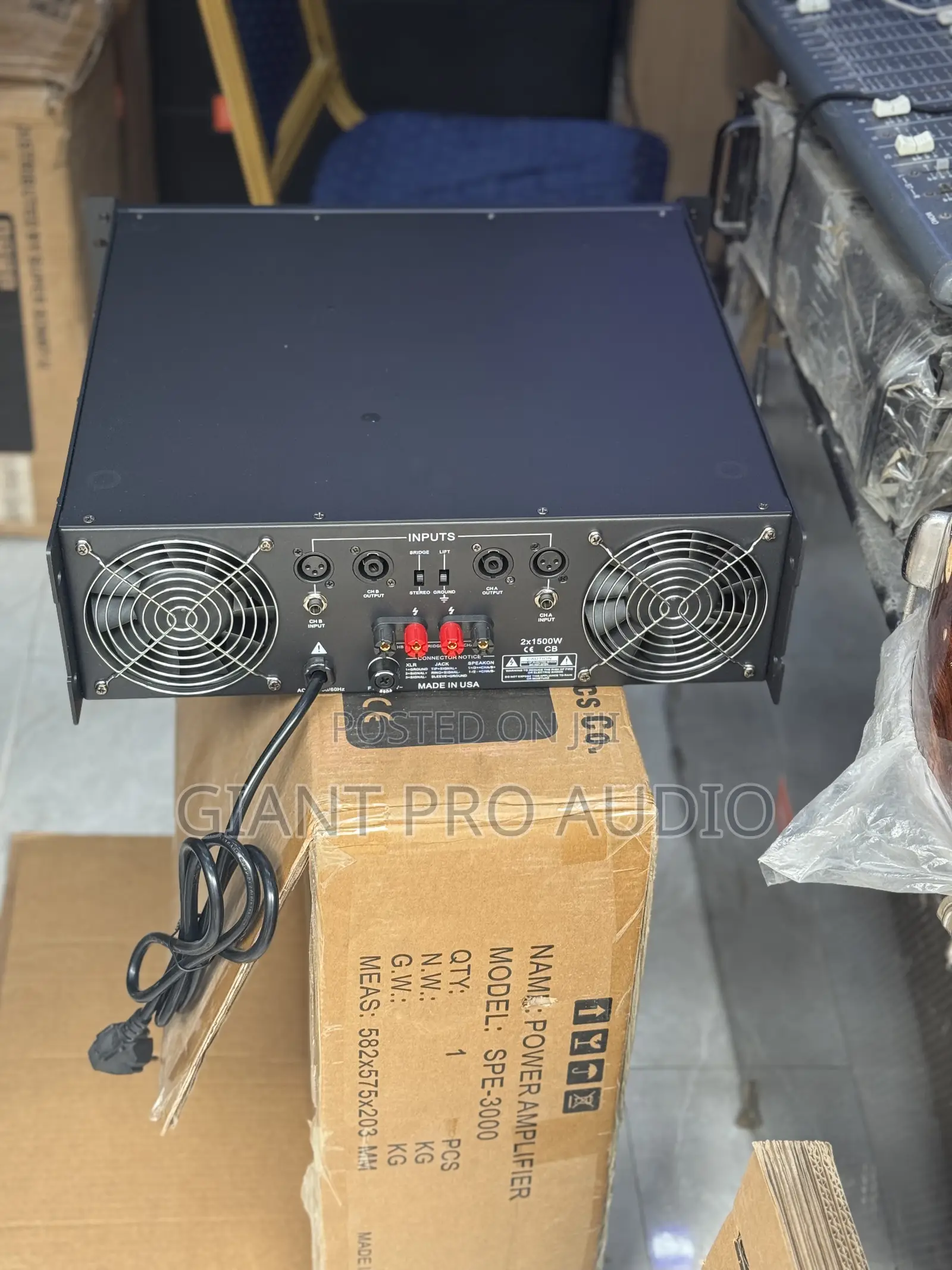 Spe -3000 Sound Piece 3000 Watt Power Amplifier