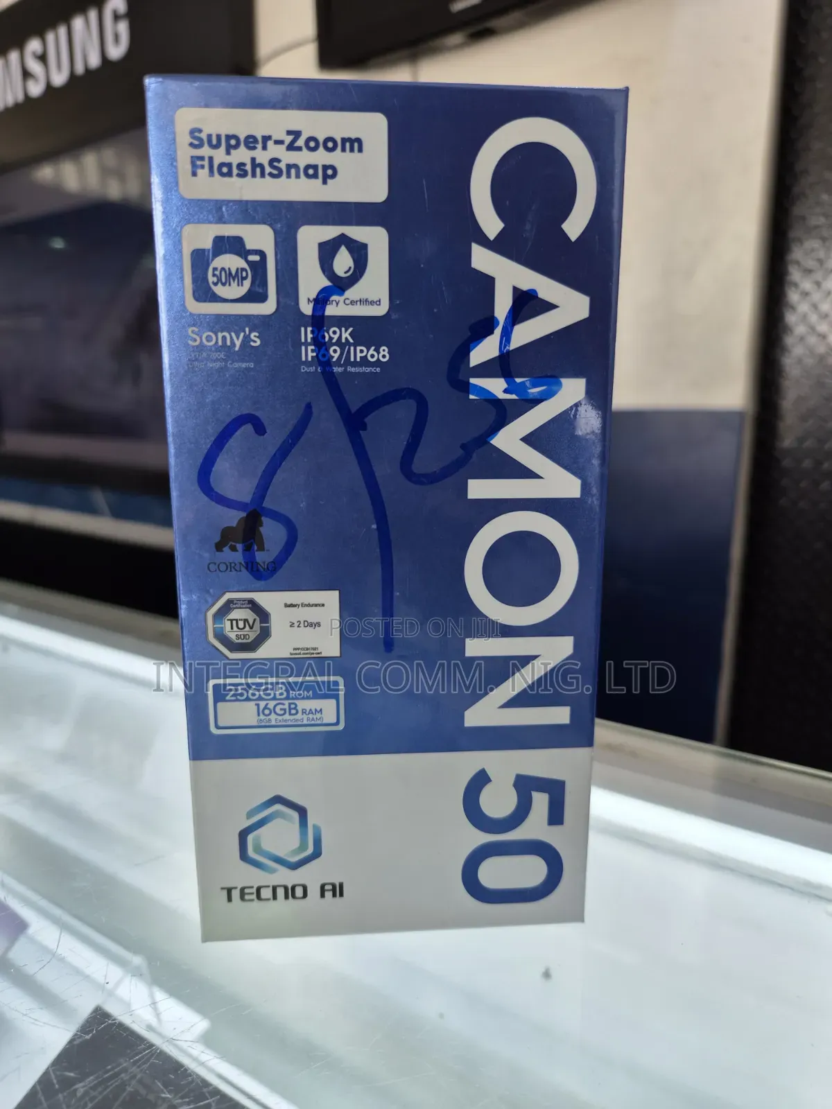 New Tecno Camon 50 256 GB Green