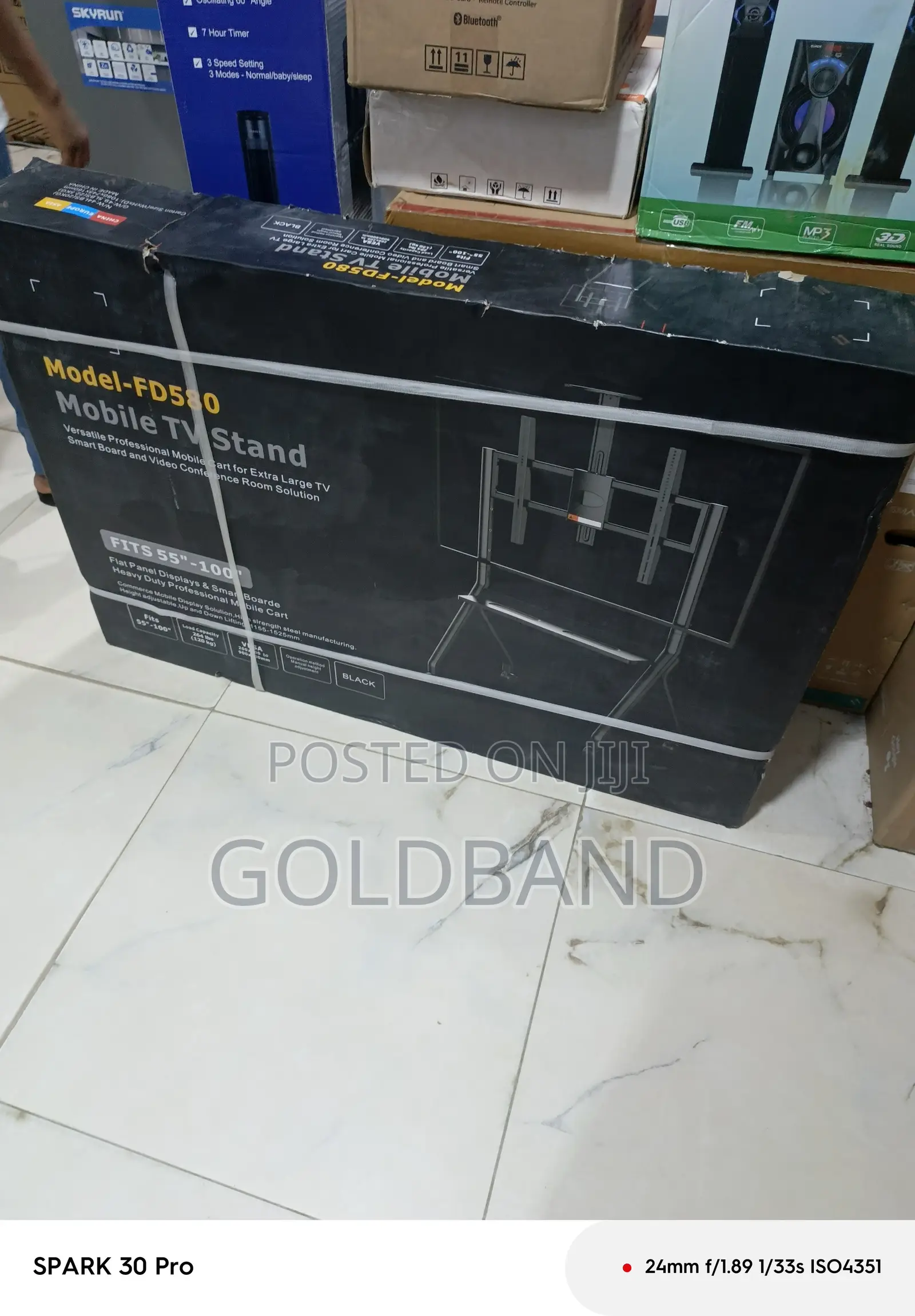 Mobile Tv Floor Stand Fd580