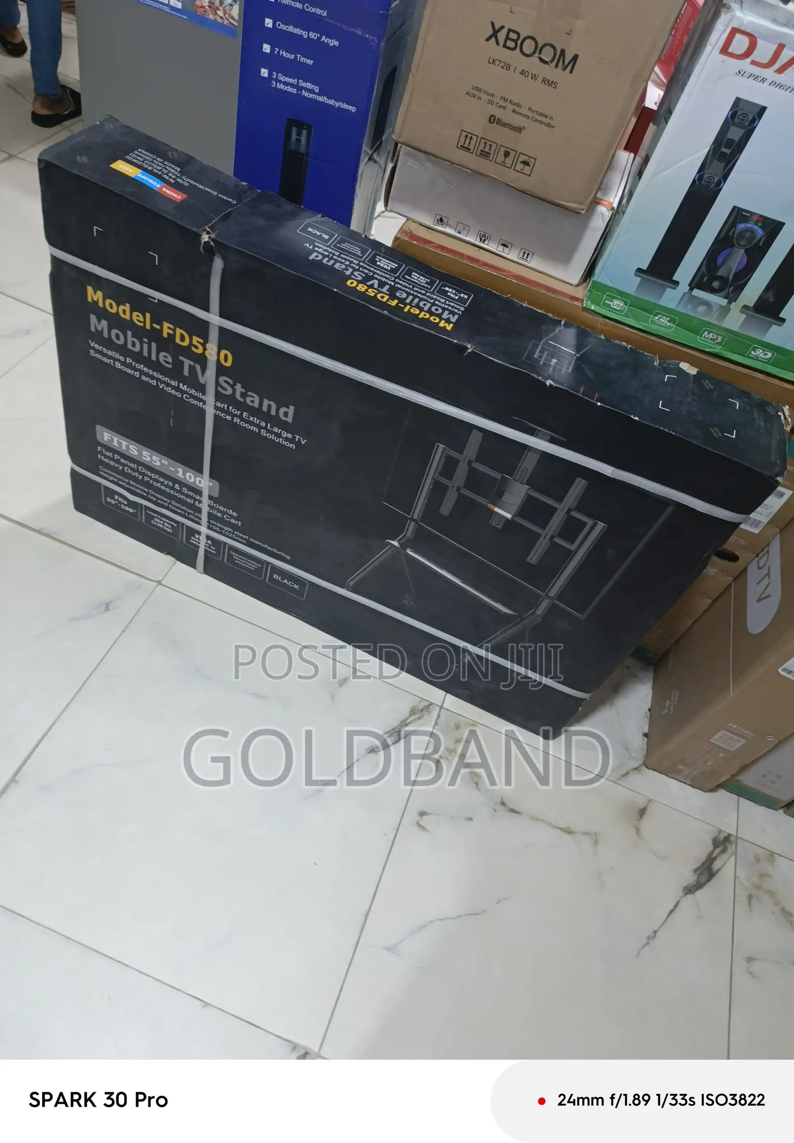 Mobile Tv Floor Stand Fd580