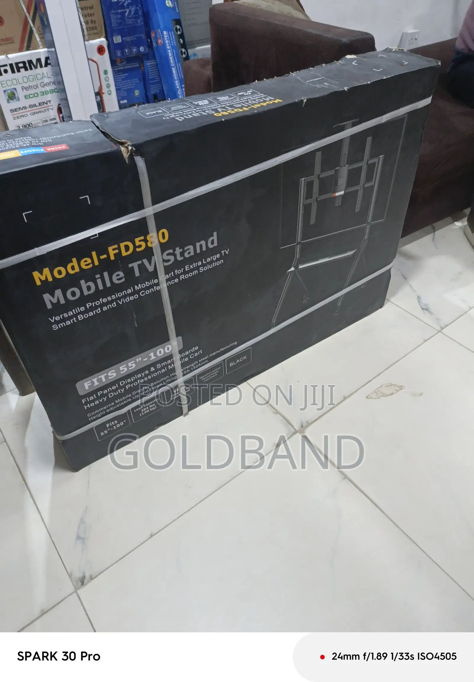 Fd580 Mobile Tv Cart for Meetings