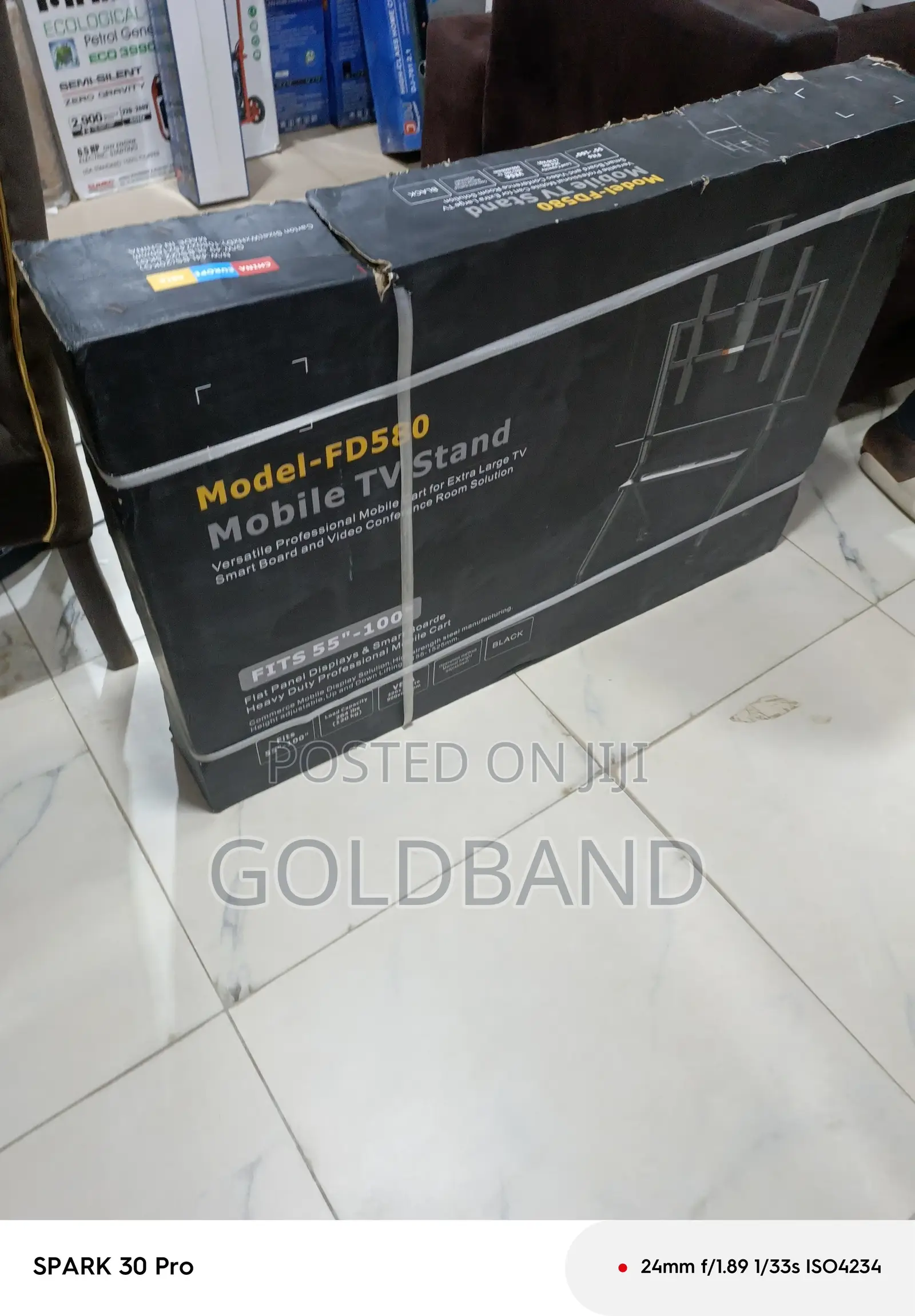 Fd580 Mobile Tv Cart for Meetings