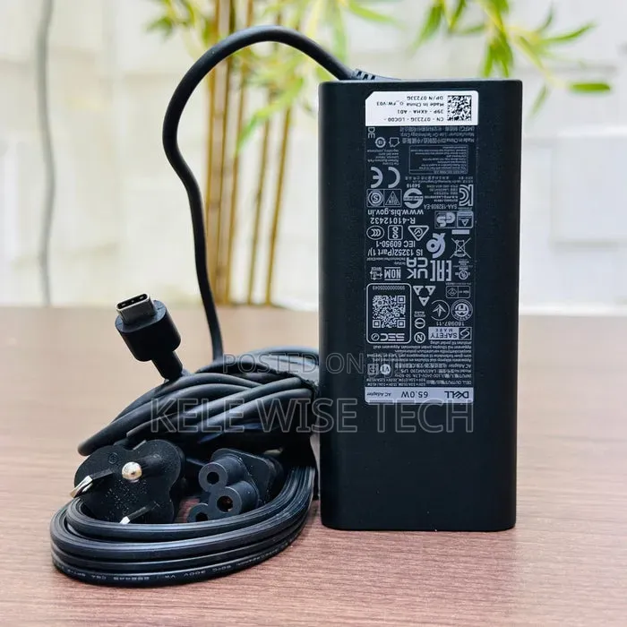 U.K Used 65watts Dell Type C Complete Charger.