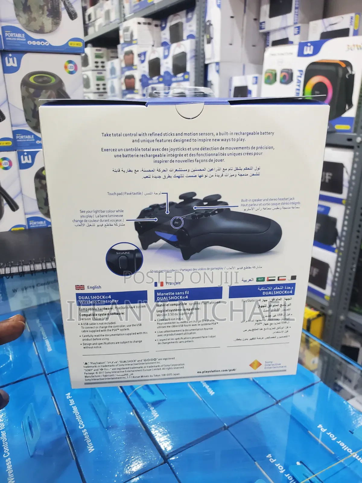 Sony Computer Entertainment Ps4 Dual Shock Controller - Jet Black