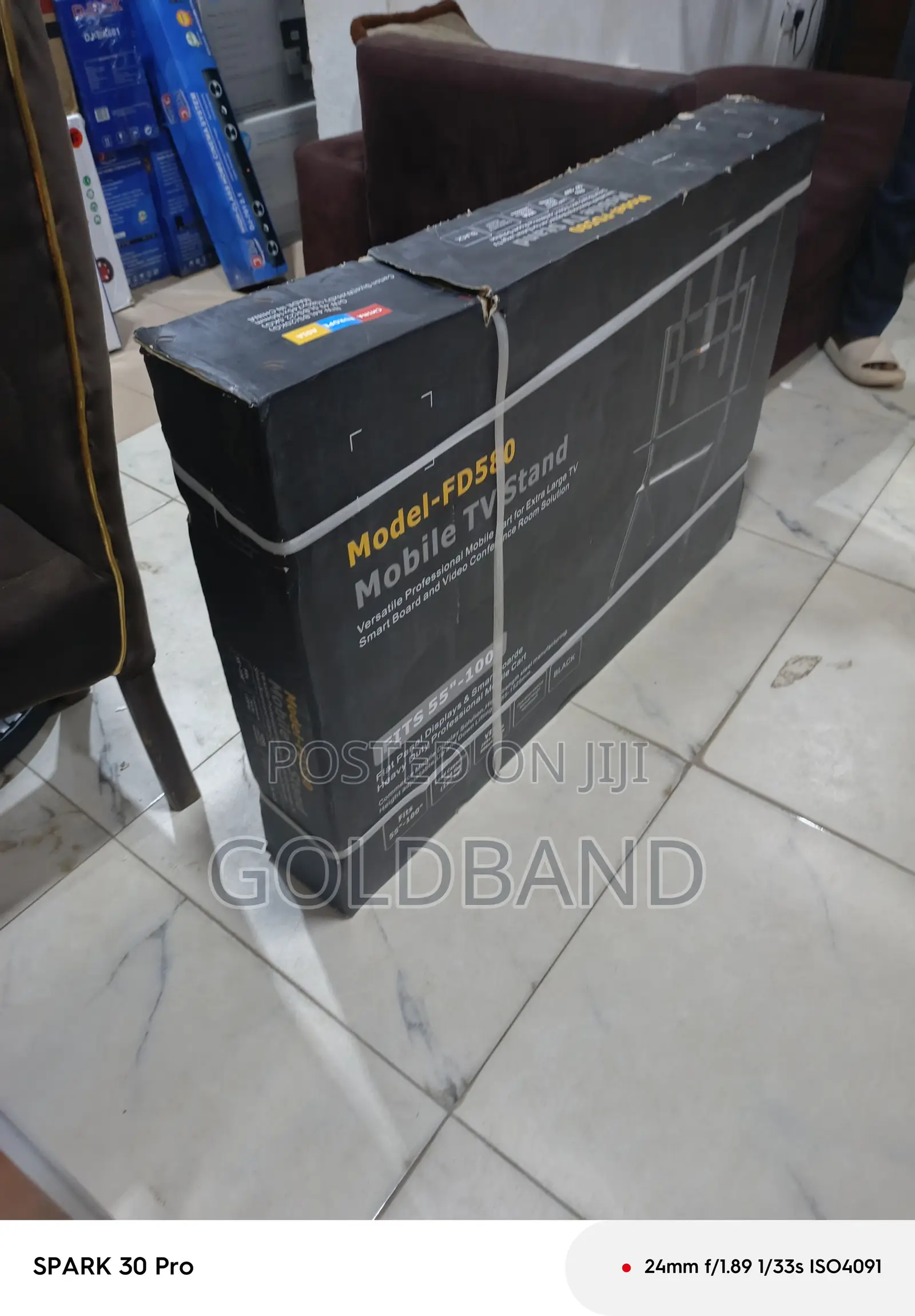 Fd580 Tv Display Stand on Wheels