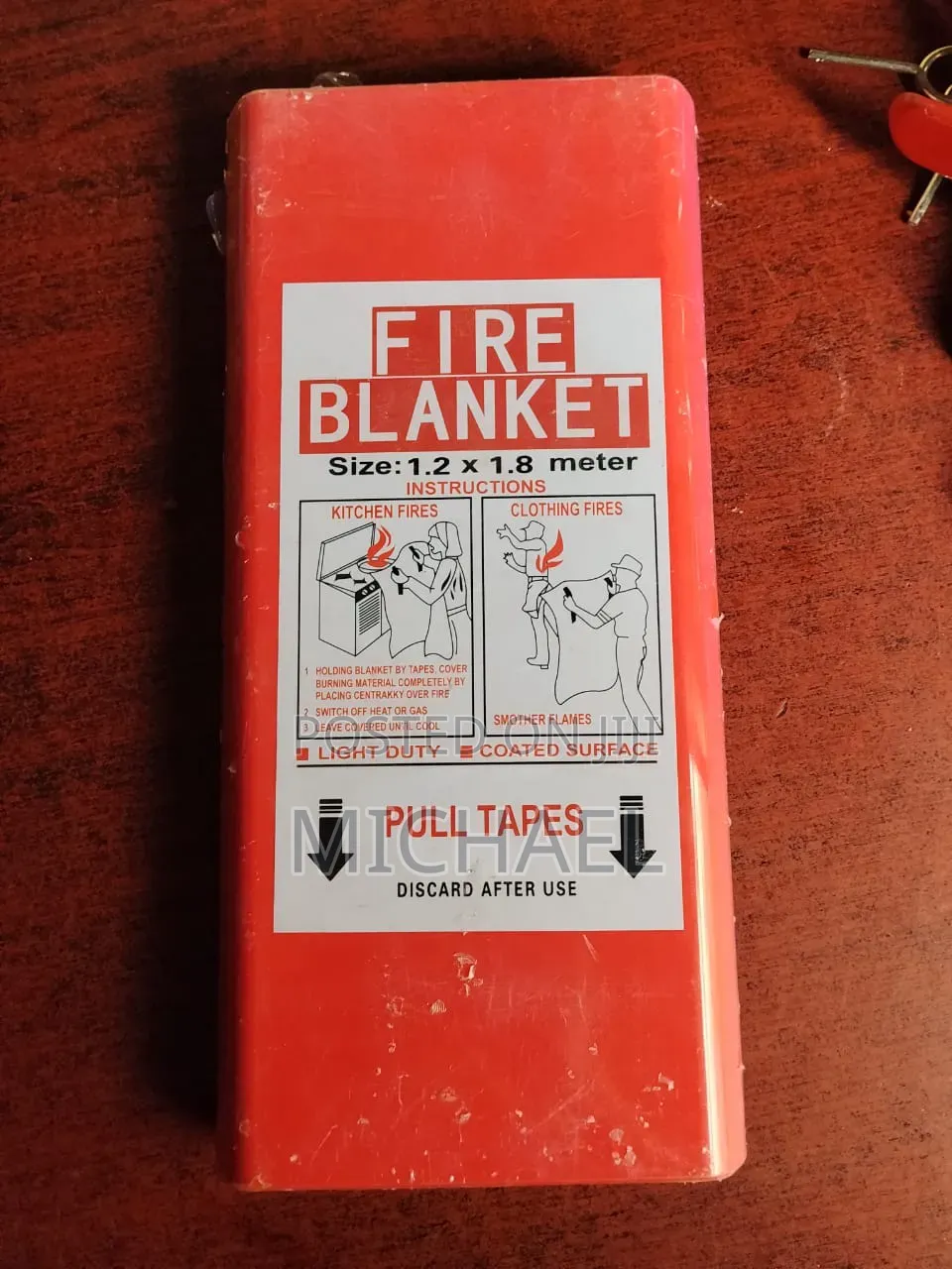 Original Fire Blanket 1.2 X 1.8mtrs
