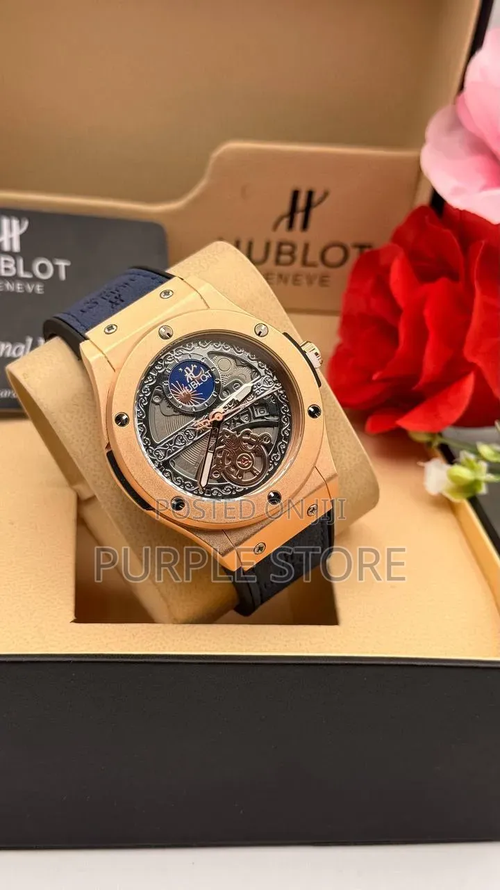 Hublot Leather-Watches for Guys*