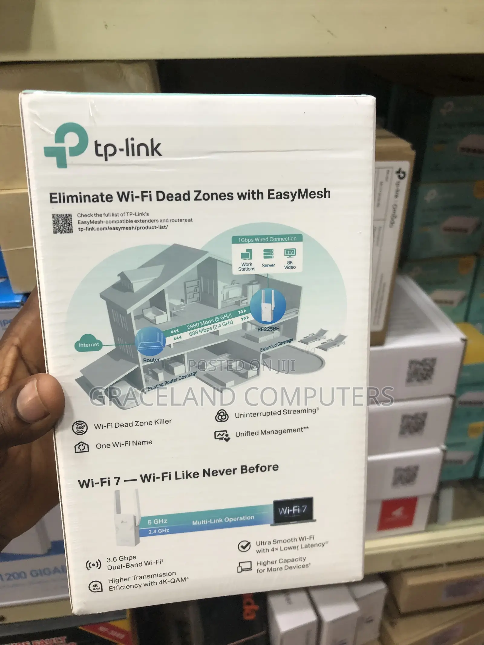 Tp-Link Re225be | Be3600 Dual-Band Wi-Fi 7 Range Extender