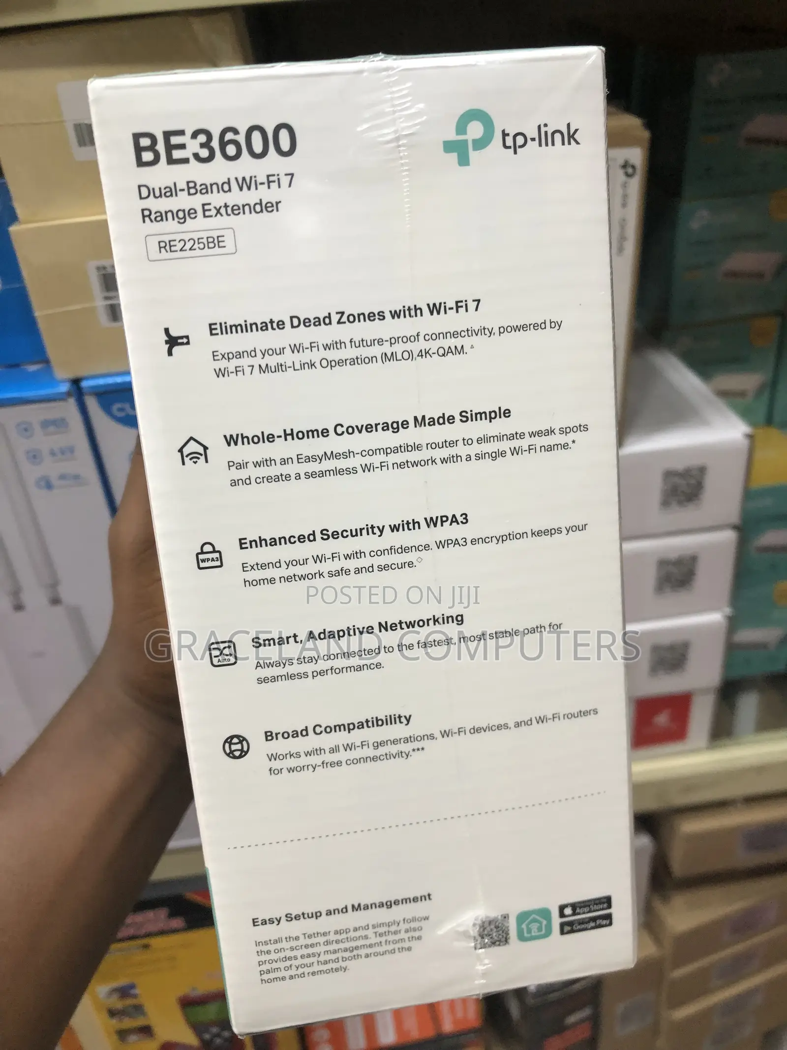 Tp-Link Re225be | Be3600 Dual-Band Wi-Fi 7 Range Extender