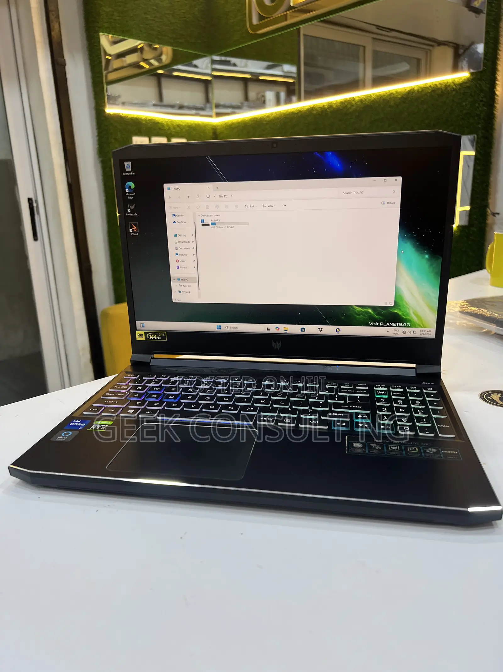 Laptop Acer Predator Helios 300 16GB Intel Core i7 SSD 512GB