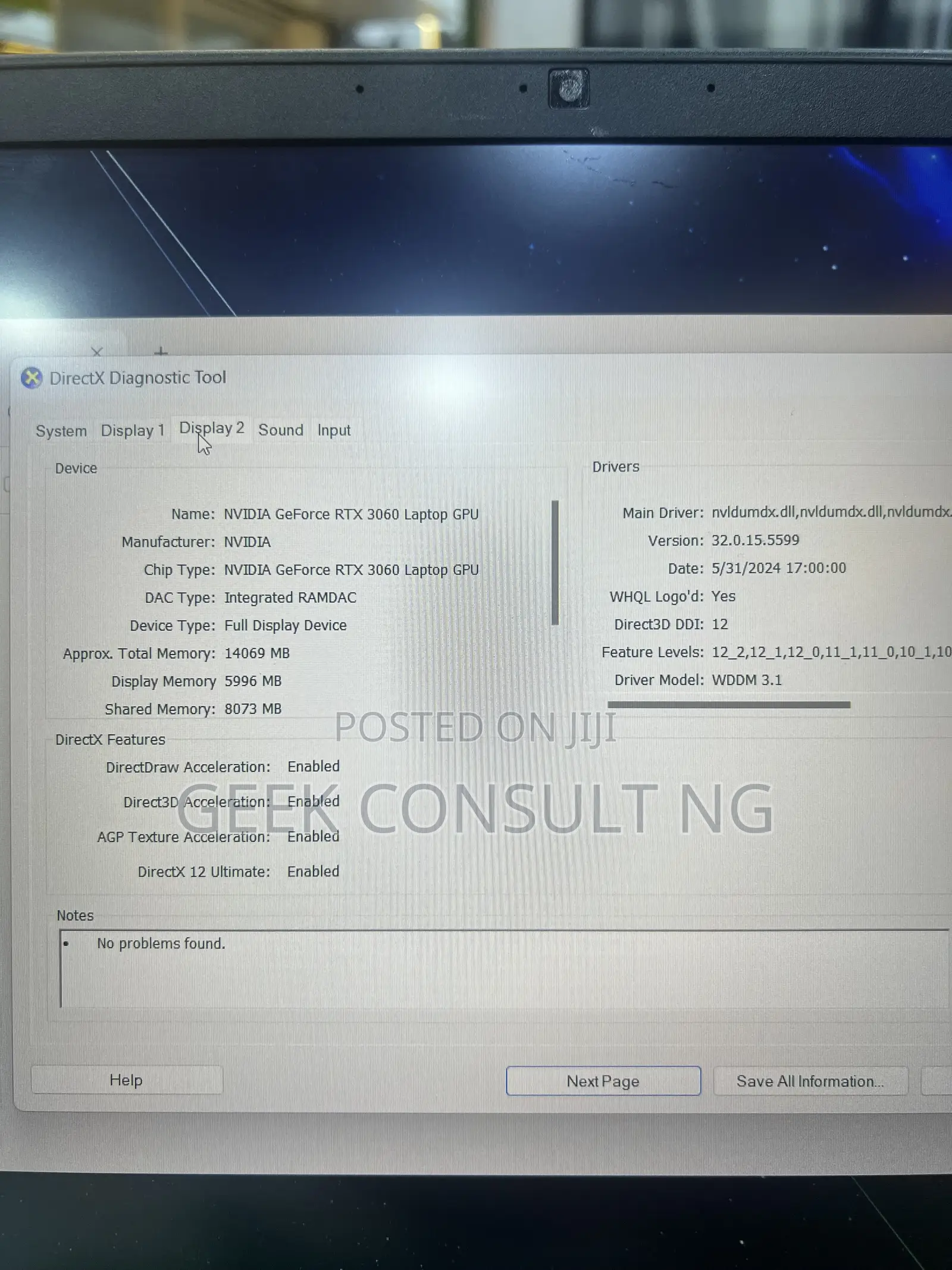 Laptop Acer Predator Helios 300 16GB Intel Core i7 SSD 512GB