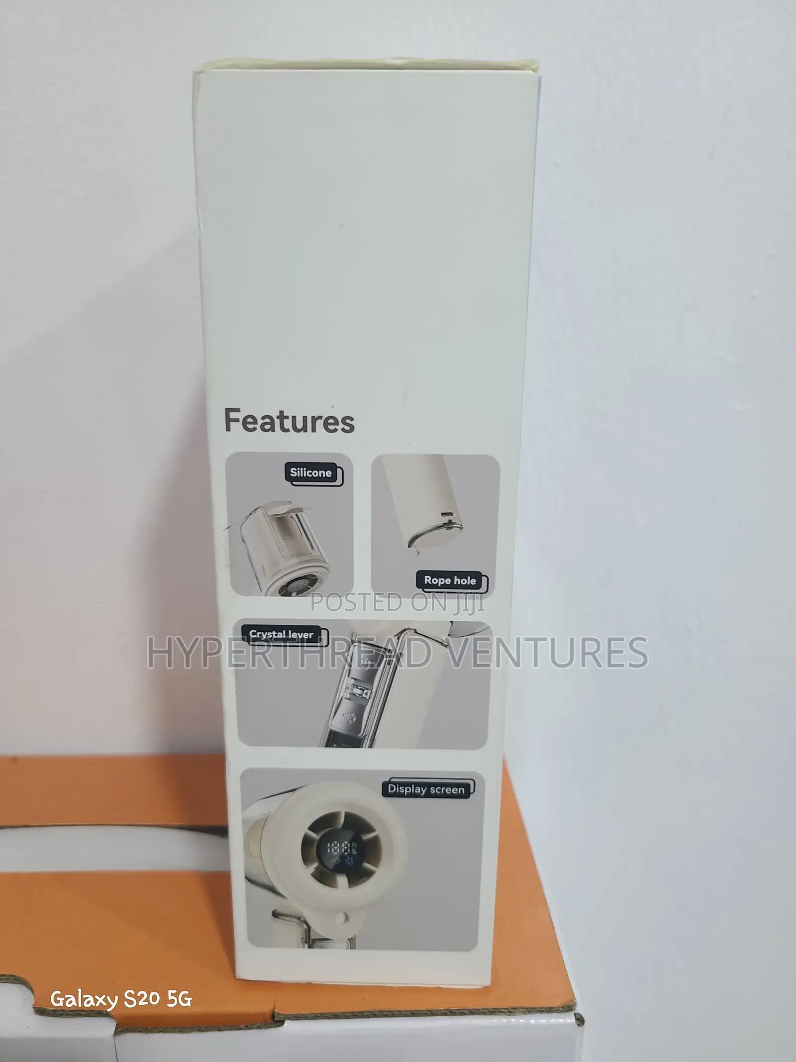 High-Speed Handheld Turbo Spray Fan With Digital Display (Model F5)