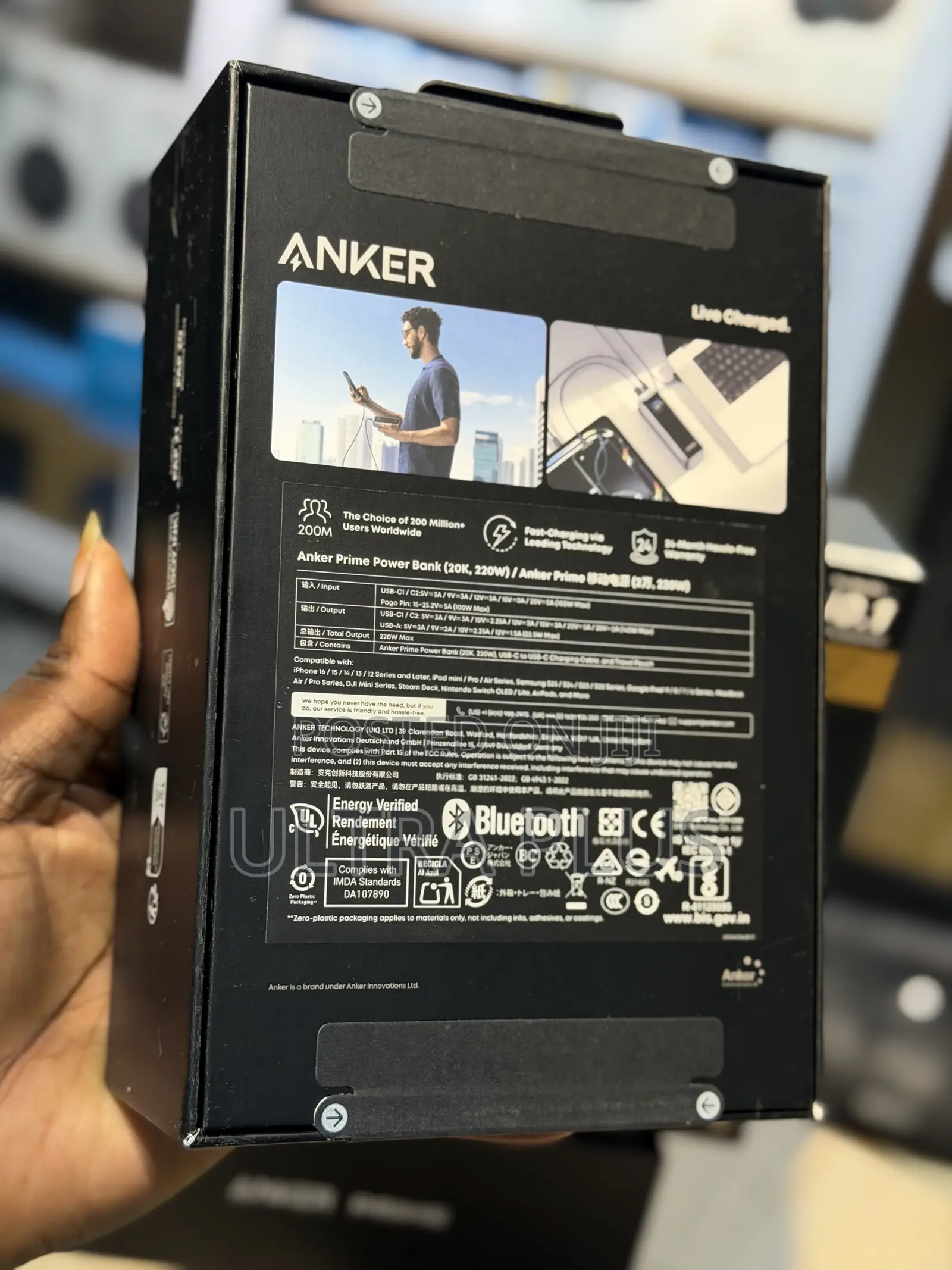 Anker Prime Power Bank (, 220w) 20,100mah Capacity (72.36wh)