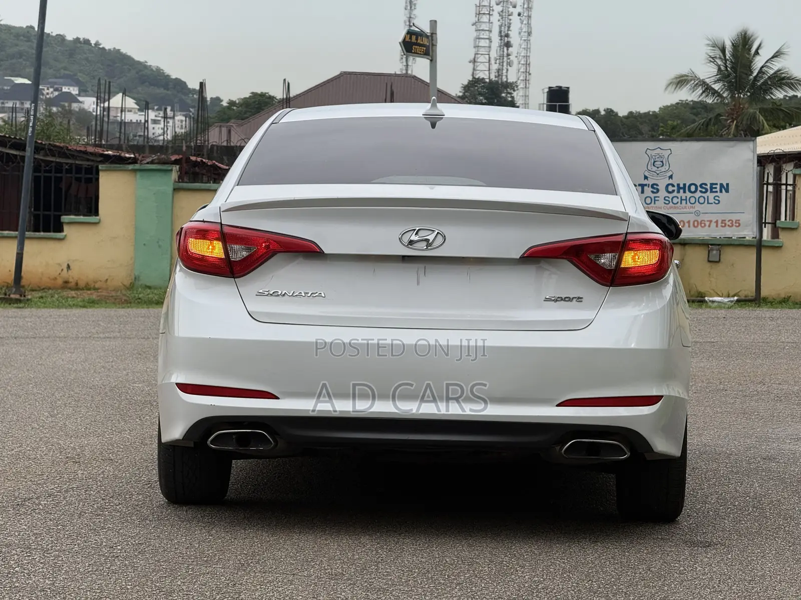 Hyundai Sonata Sport 4dr Sedan (2.4L 4cyl 6A) 2015 White