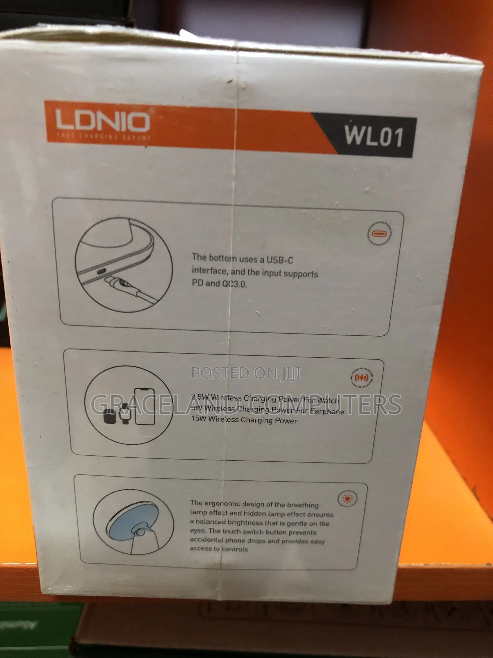 Ldnio 5 in 1 Desktop Wireless Charging Station (Wl01)