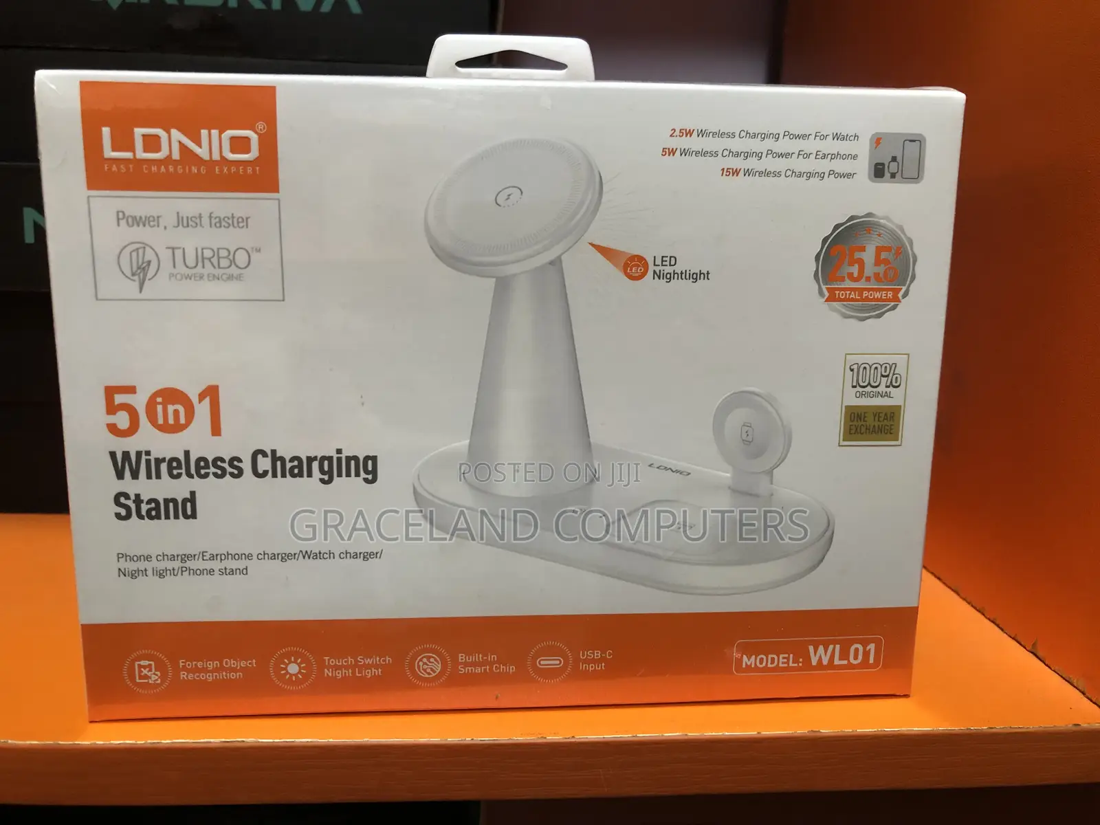 Ldnio 5 in 1 Desktop Wireless Charging Station (Wl01)