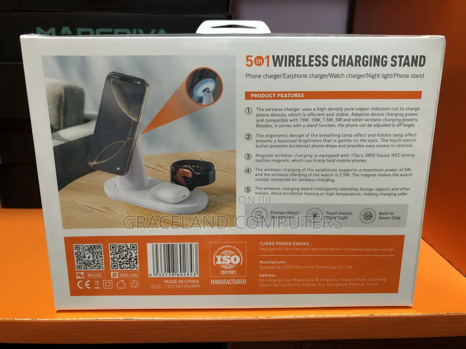 Ldnio 5 in 1 Desktop Wireless Charging Station (Wl01)